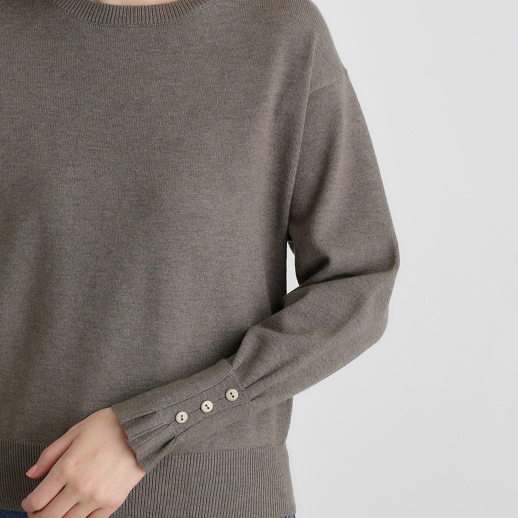grove「タックスリーブニット」|ニット・セーター|