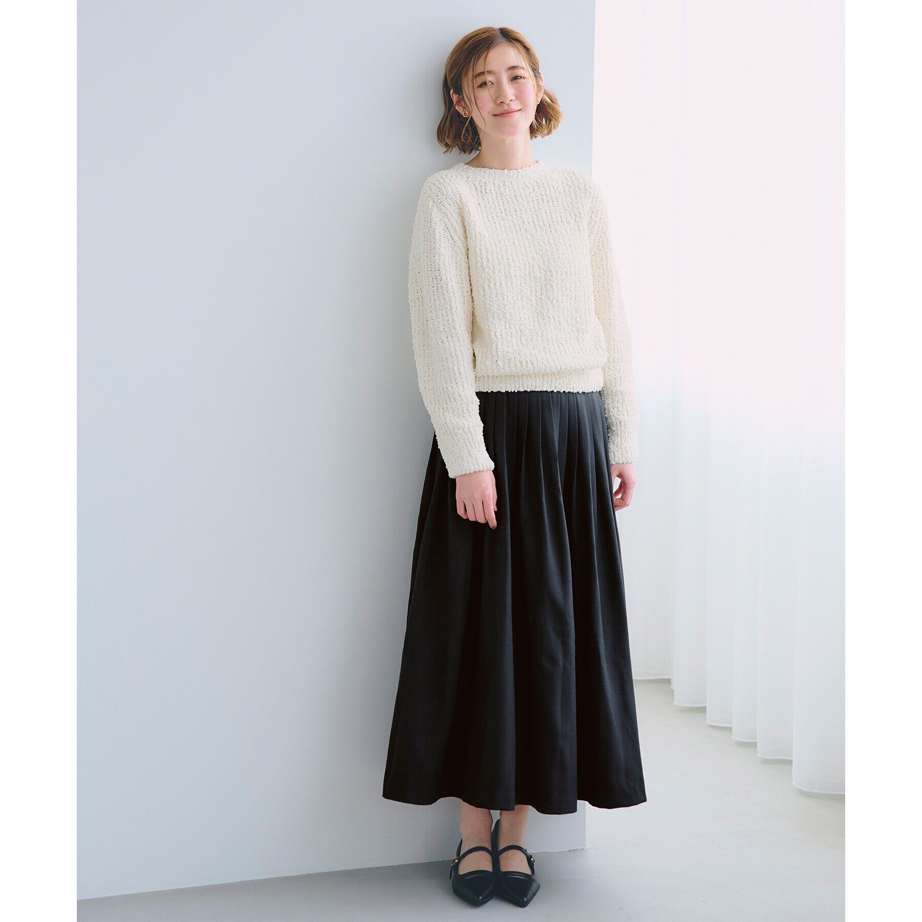 grove「ポンポンニットプルオーバー」|ニット・セーター|