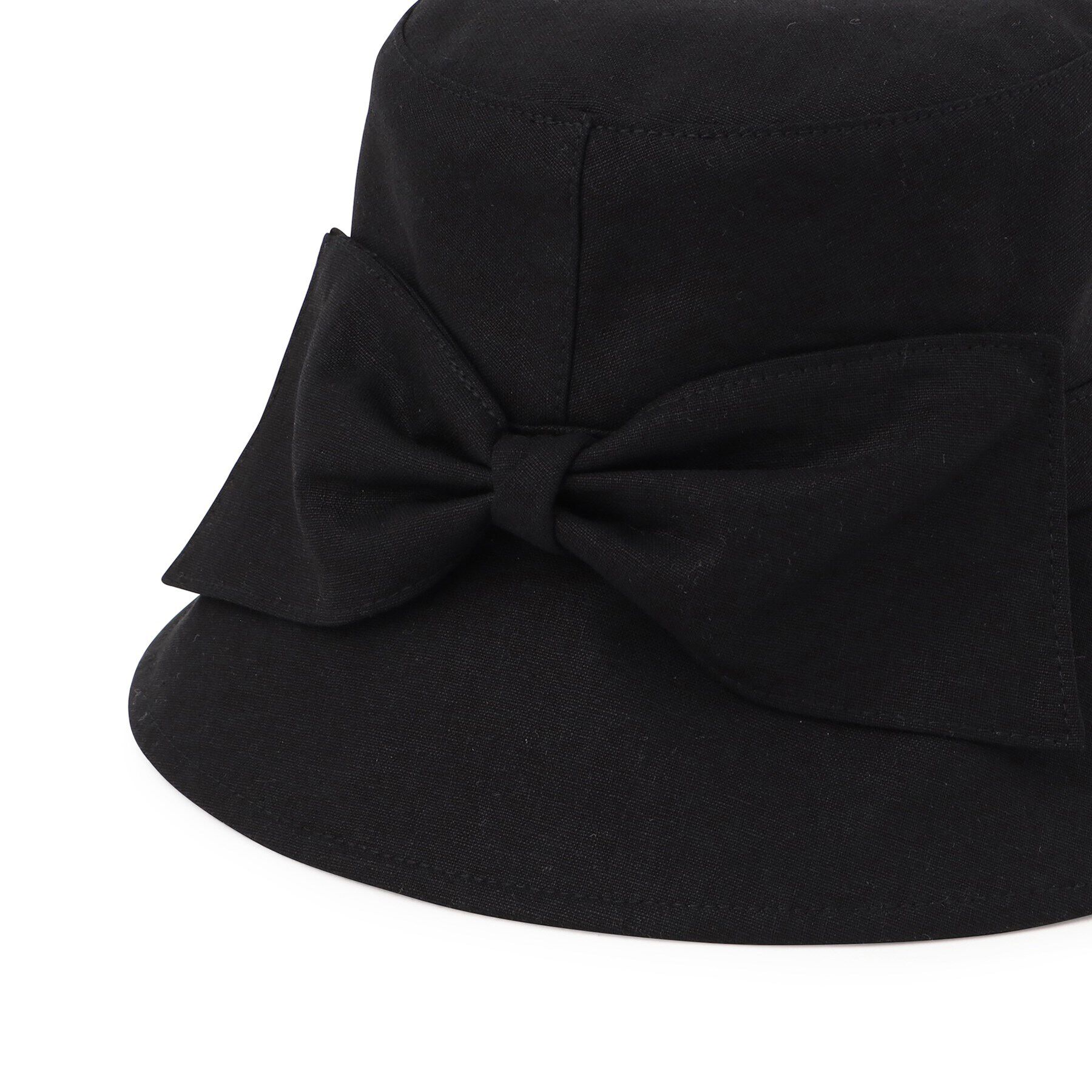 grove「リボン付きバケットハット【UVカット・サイズ調整・ポケッタブル】」|ハット|