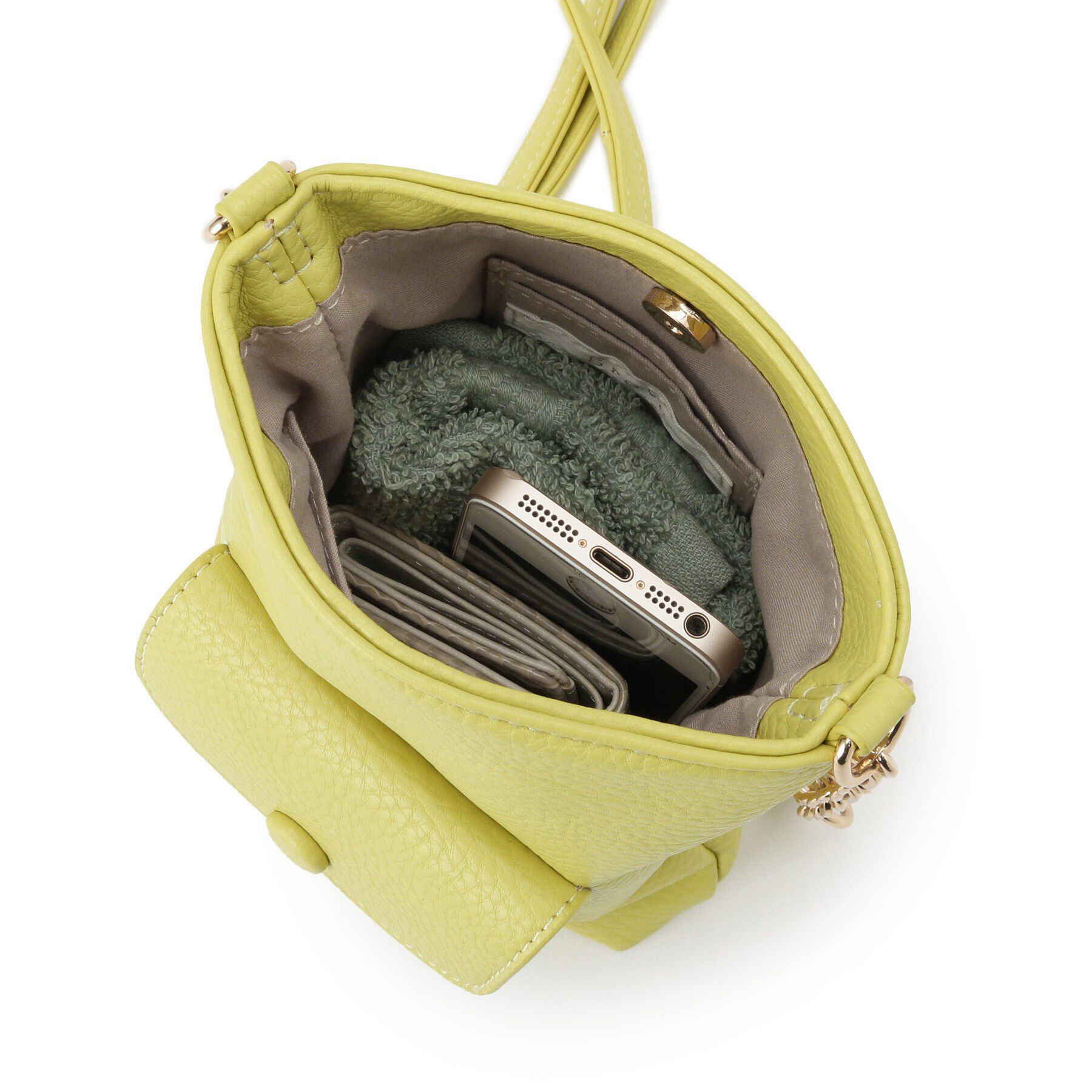 grove「クルミポケットサイドチェーンミニショルダー」|ショルダー・メッセンジャー|