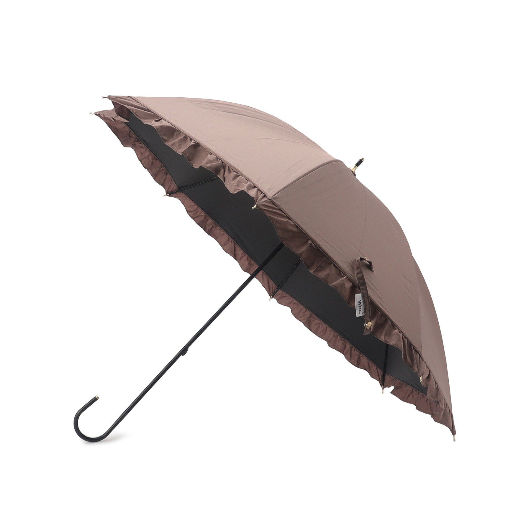 grove「遮熱遮光クラシックフリル長傘」|傘|ブラウン(043)