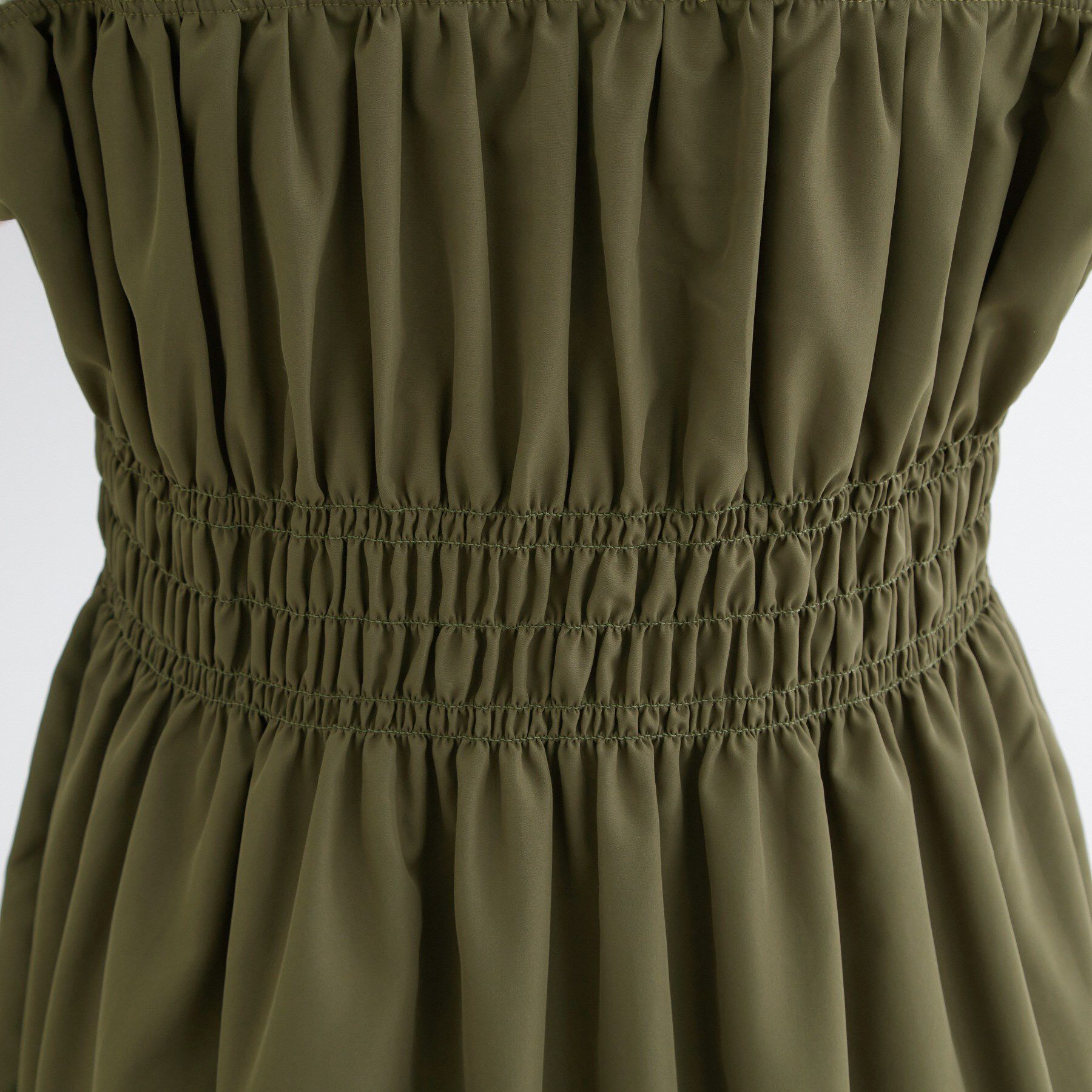 grove「【洗える/二の腕カバー】一枚で映える！ビスチェドッキングワンピース」|ワンピース|