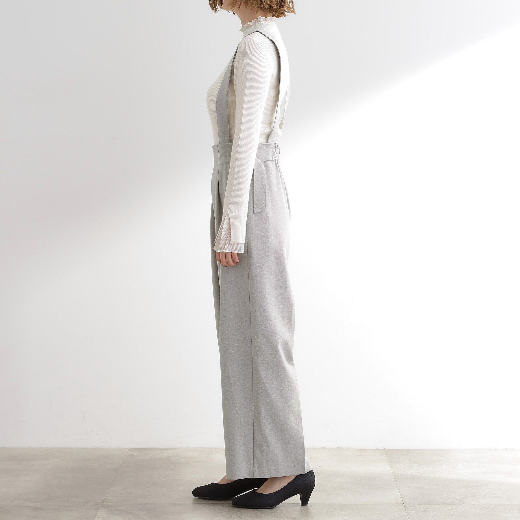 grove「サス付きセンタープレスワイドパンツ」|その他|