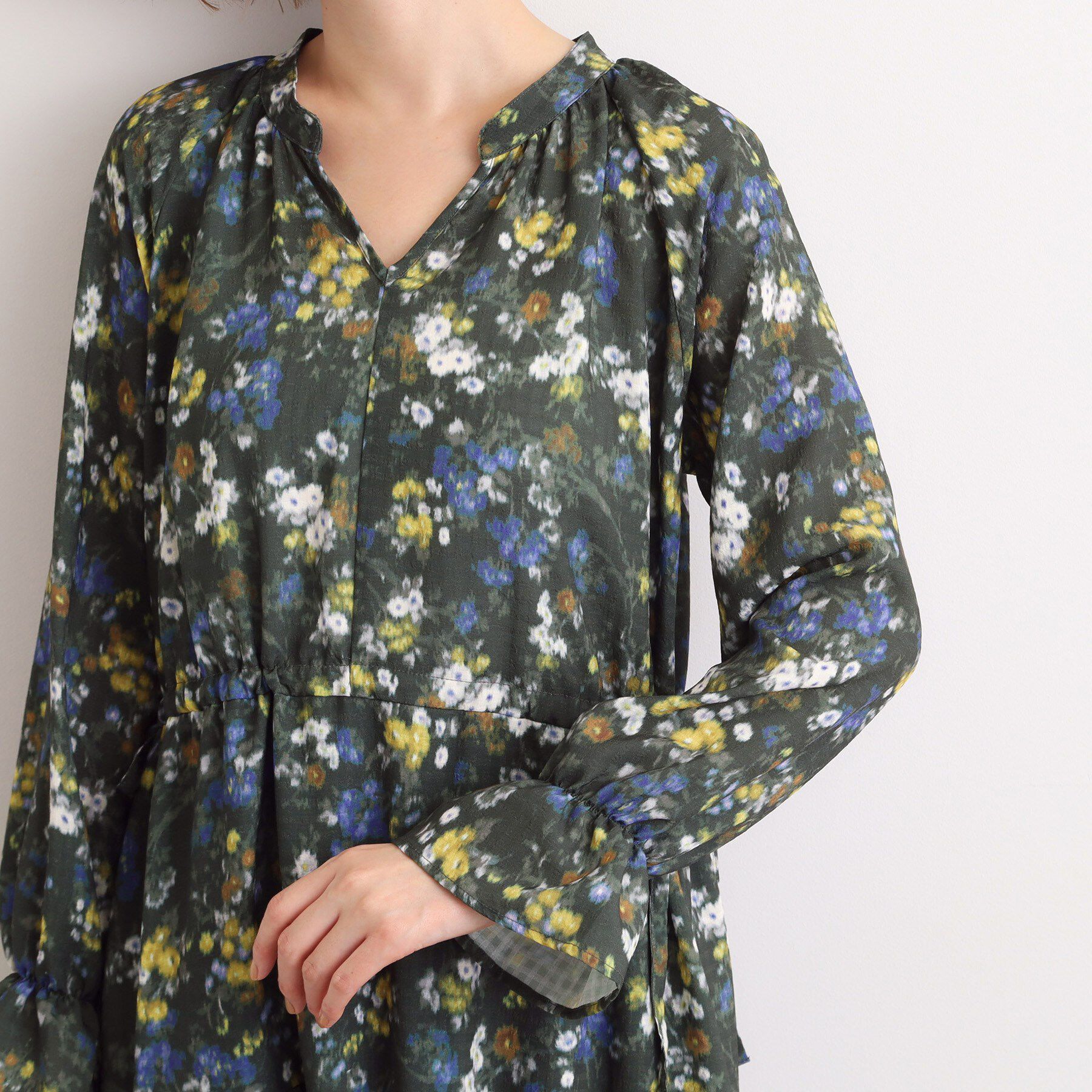 grove「カスリフラワーティアードワンピース」|ワンピース|