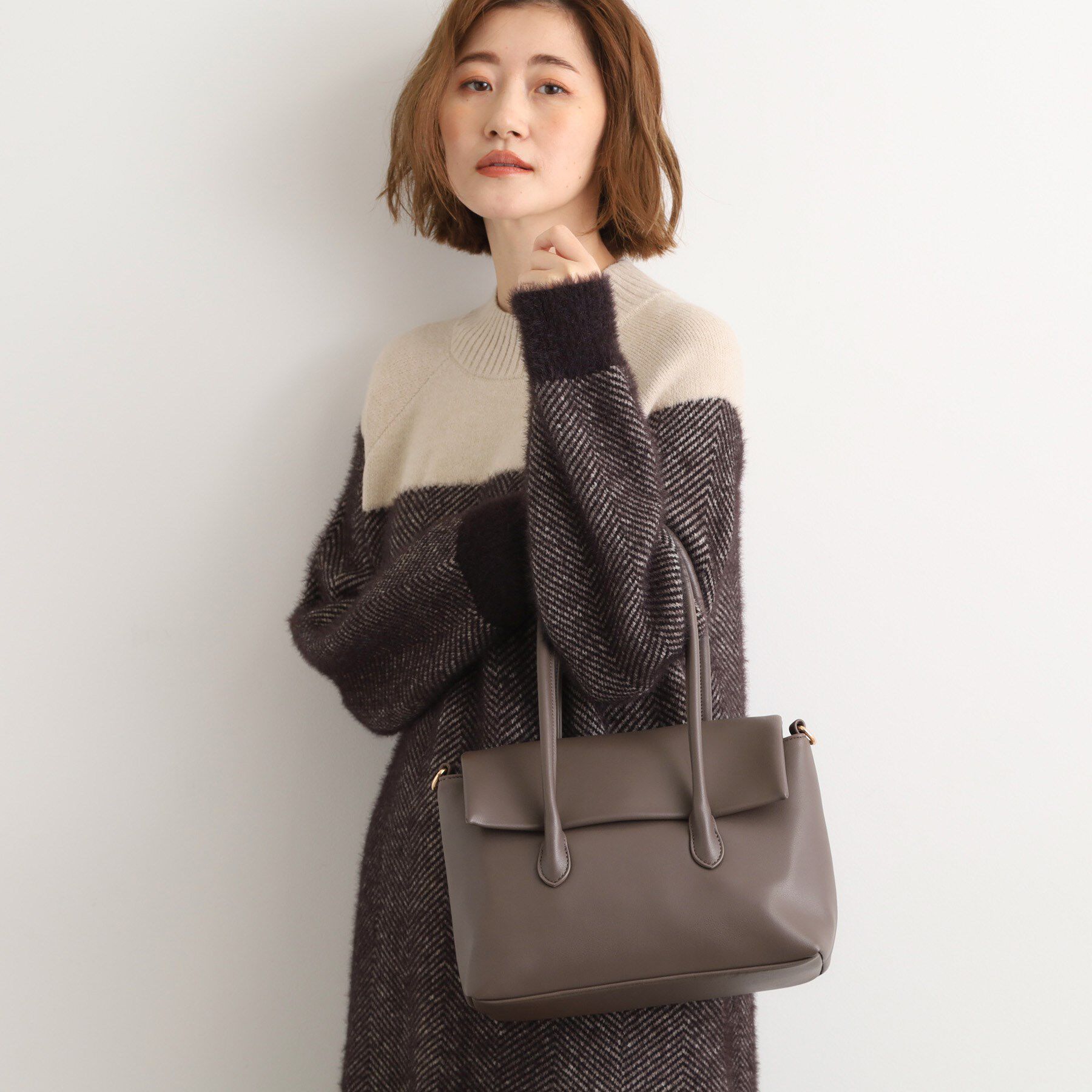 grove「フラップ2WAYトート」|トートバッグ|