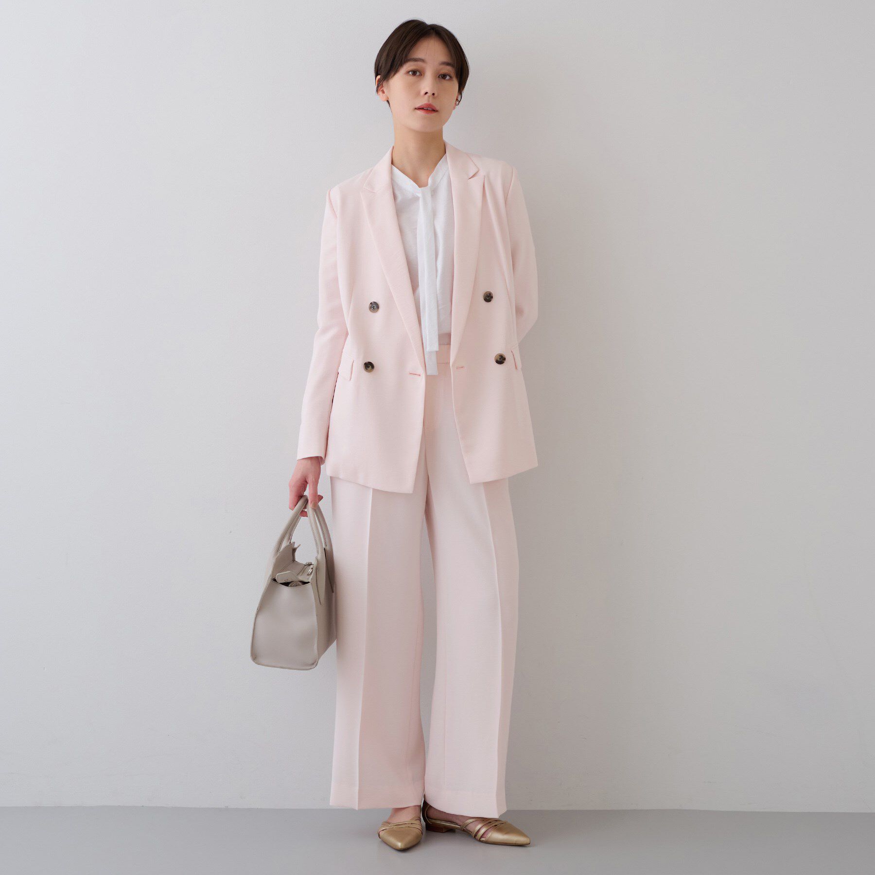 INDIVI「【着る日傘/遮熱/UVケア】ワイドパンツ」|スーツ|