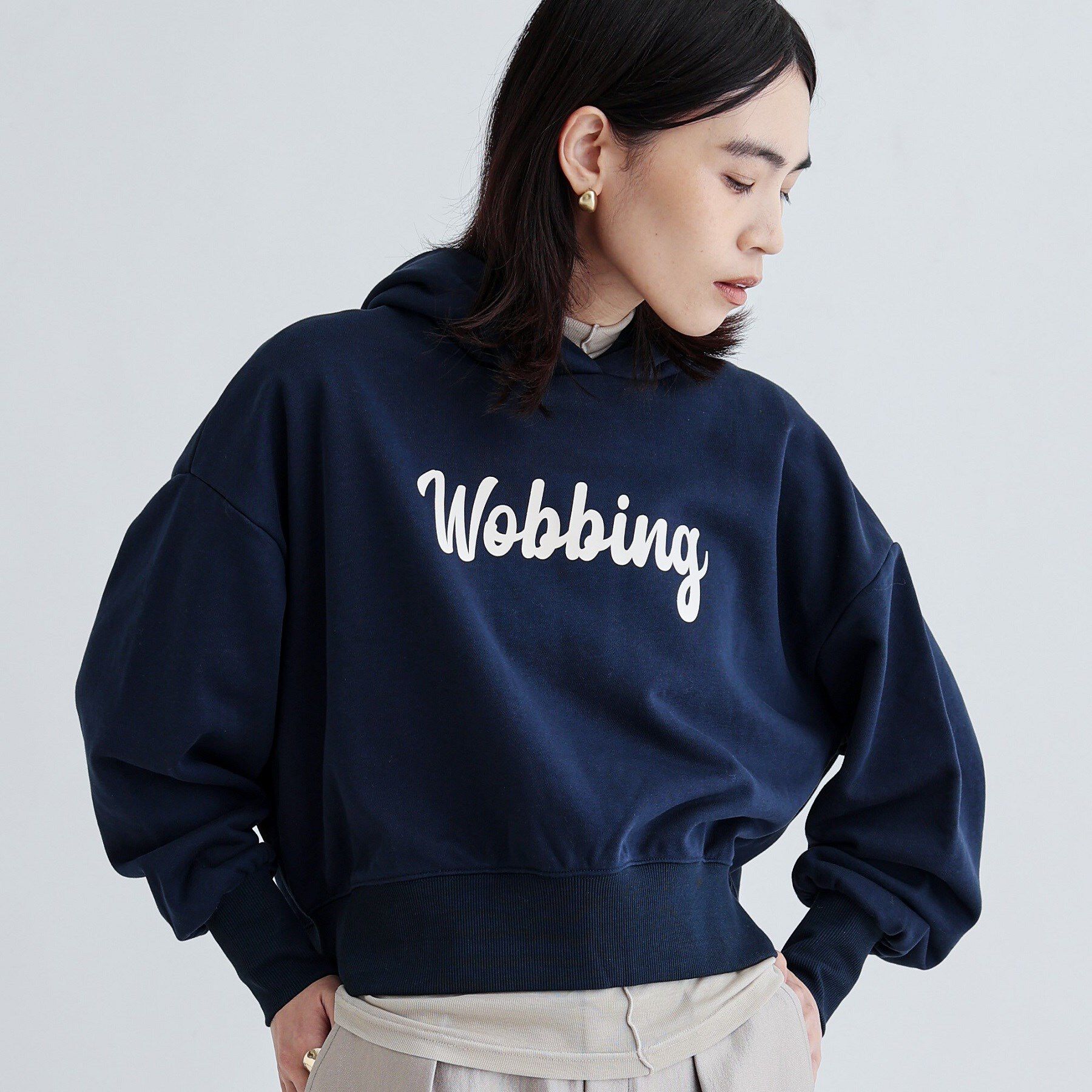 GALLEST「ドロップショルダーロゴ裏毛パーカ」|パーカー|