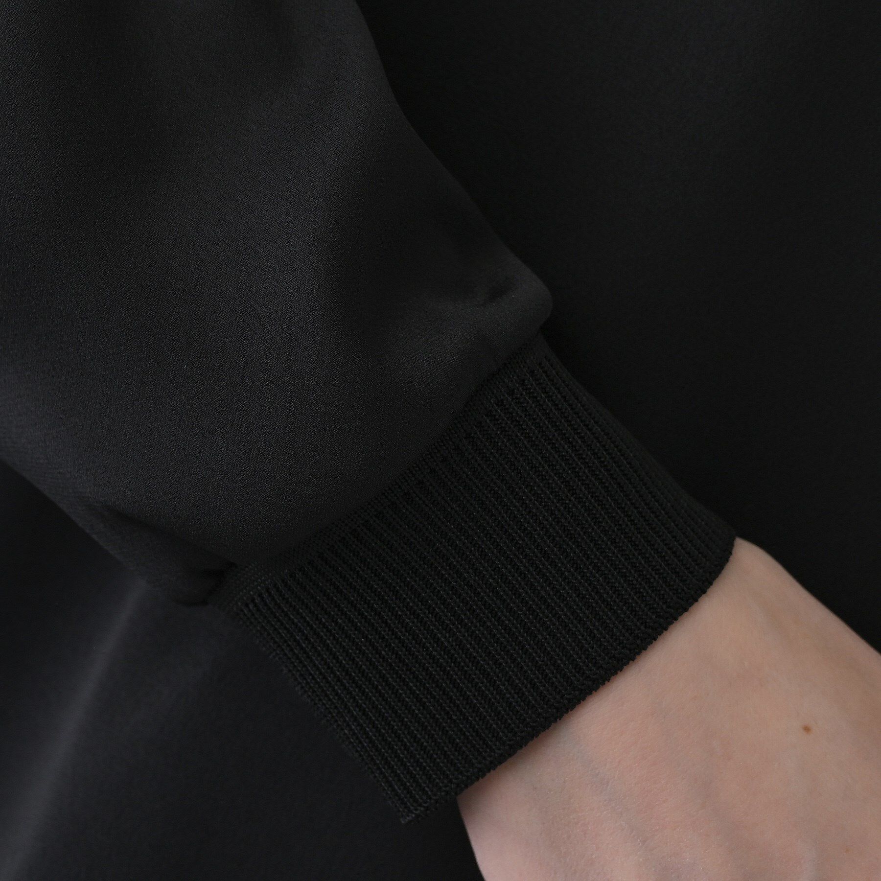 INDIVI「【洗える】異素材ドッキングトップス」|Tシャツ・カットソー|