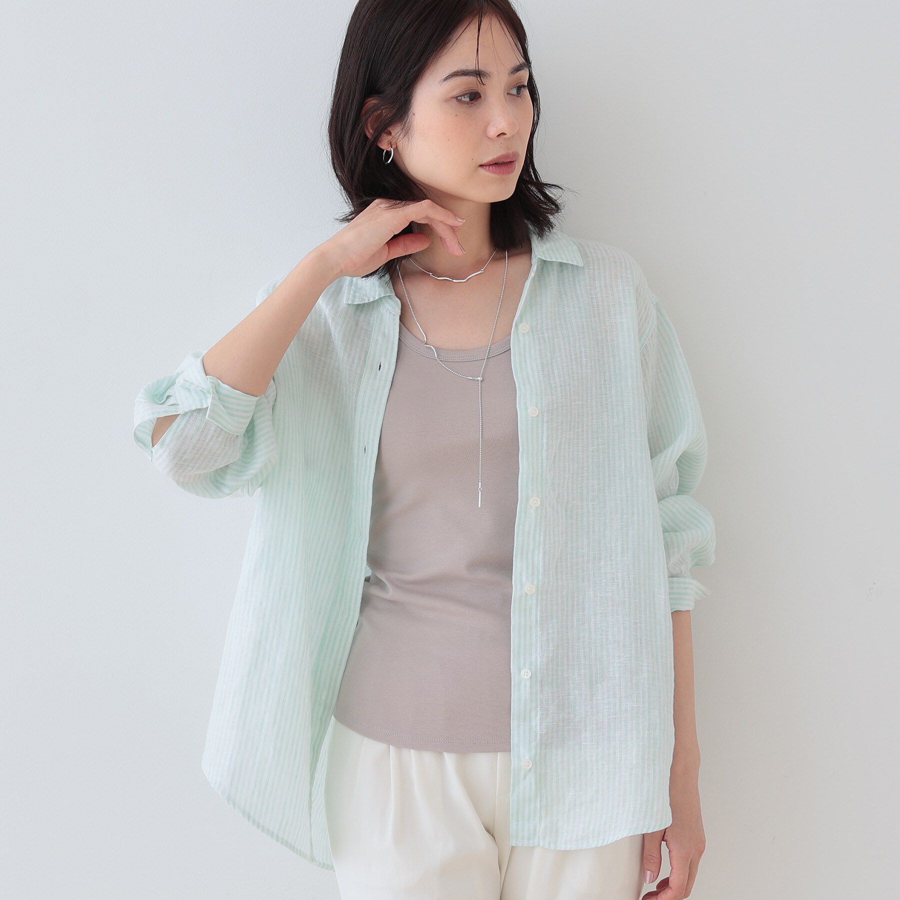 INDIVI「【洗える／前後2WAY】インナータンクトップ」|キャミソール|