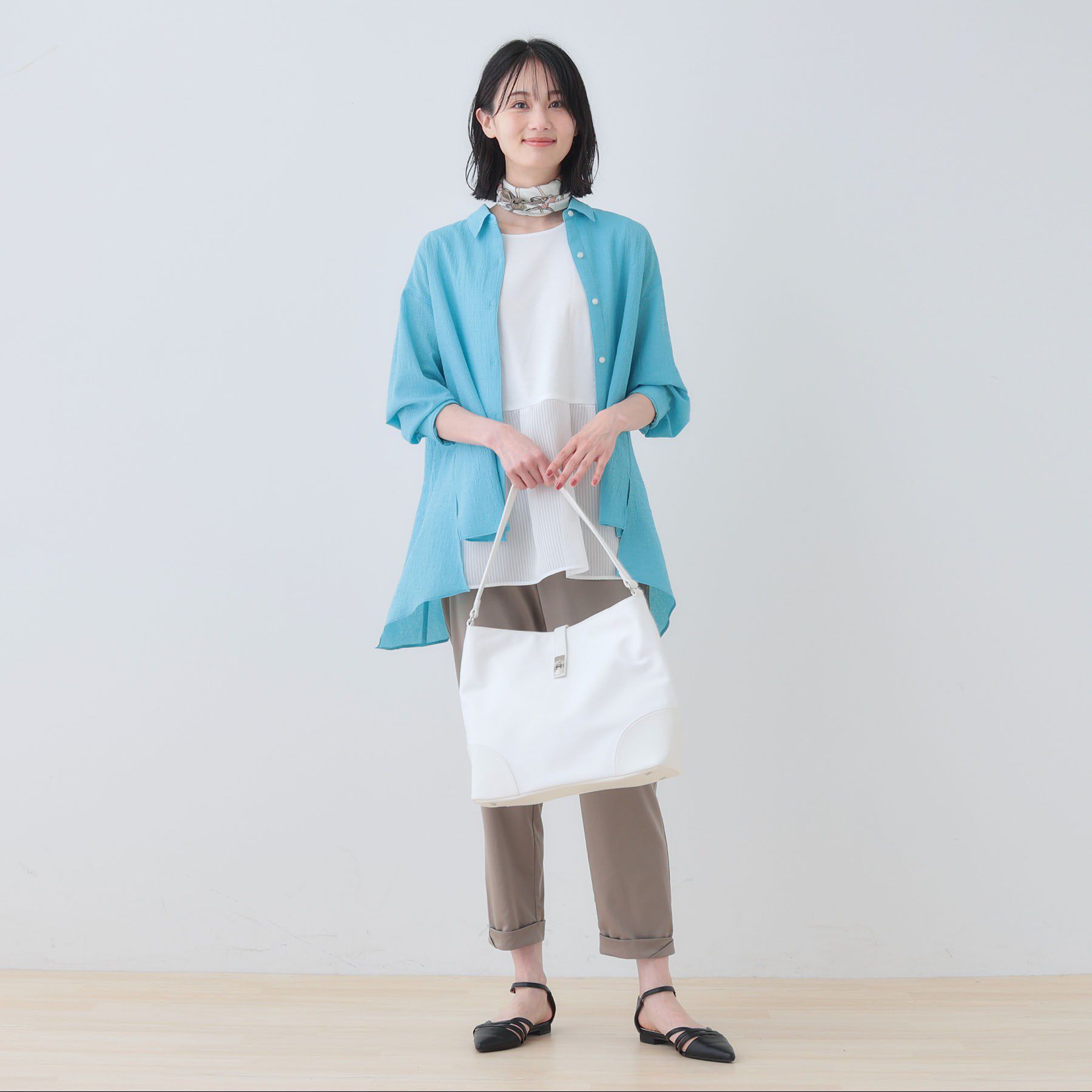 INDIVI「【洗える／レイヤードにも活躍】ペプラムインナートップス」|Tシャツ・カットソー|