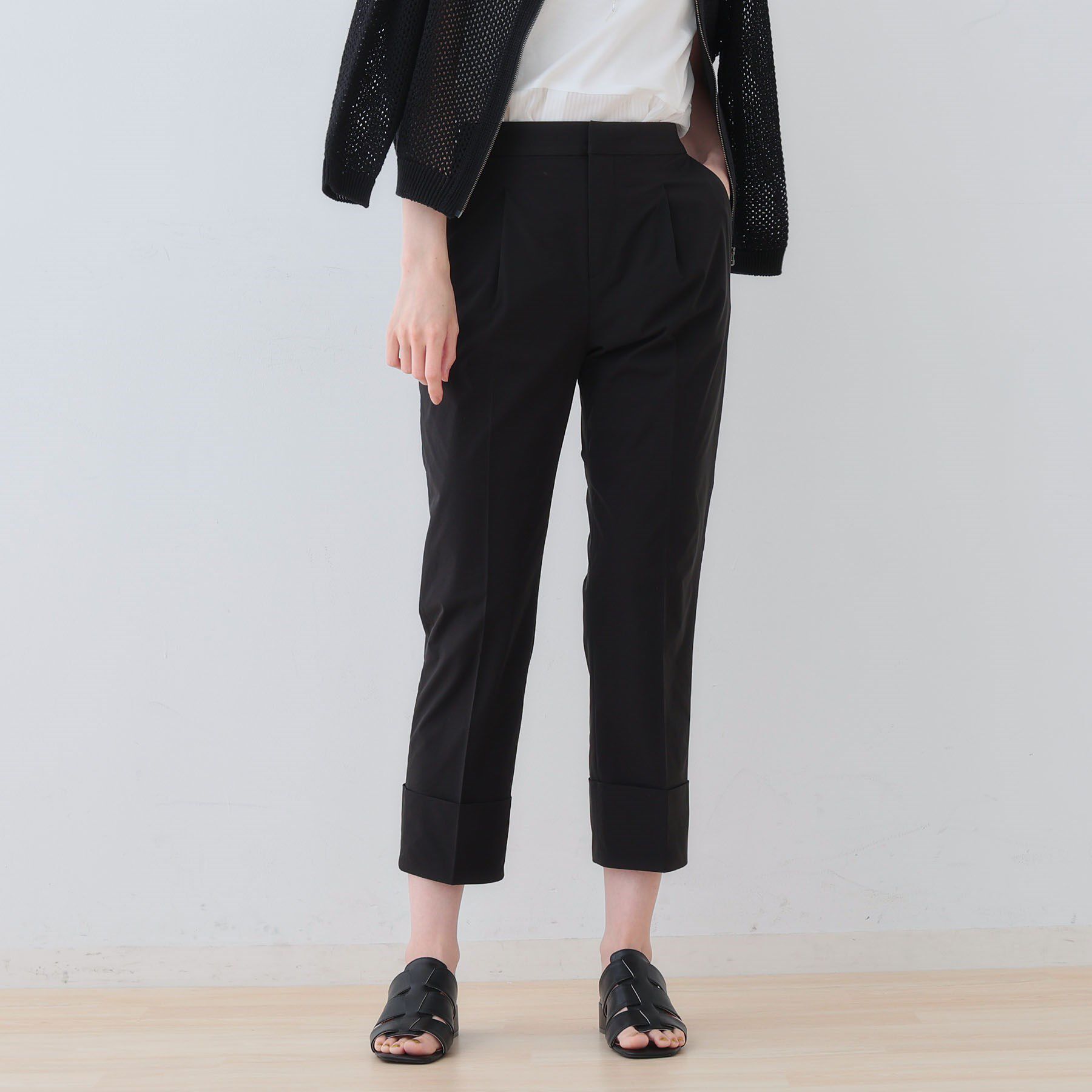 INDIVI「【通気性◎撥水／UV／SETUP可能】アクティブパンツ」|その他|