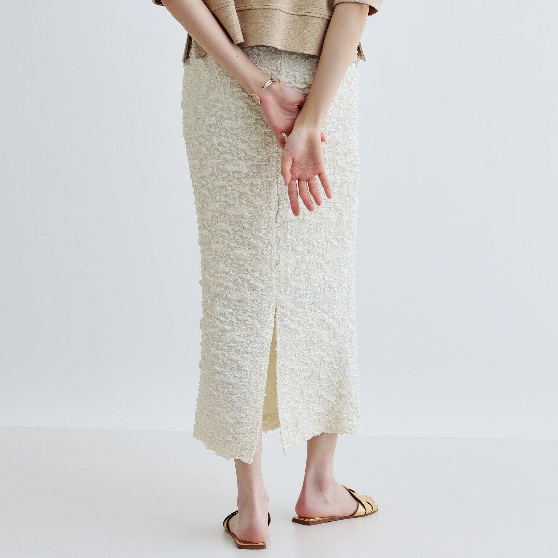 GALLEST「【セットアップ可能】ふくれジャカードタイトスカート」|スカート|