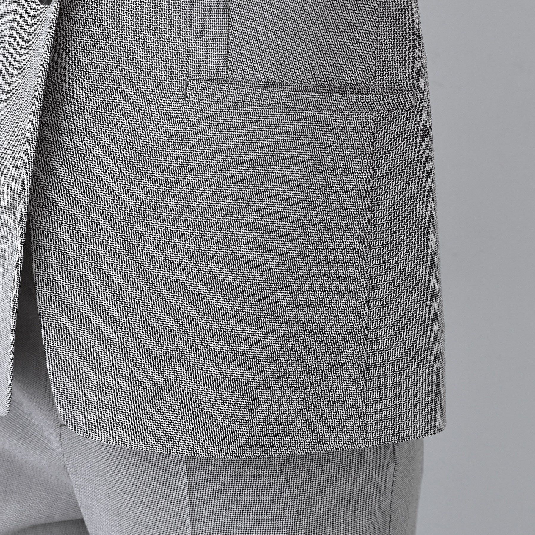 INDIVI「【洗える／夏スーツ】ミニ千鳥柄ノーカラージャケット」|ノーカラージャケット|