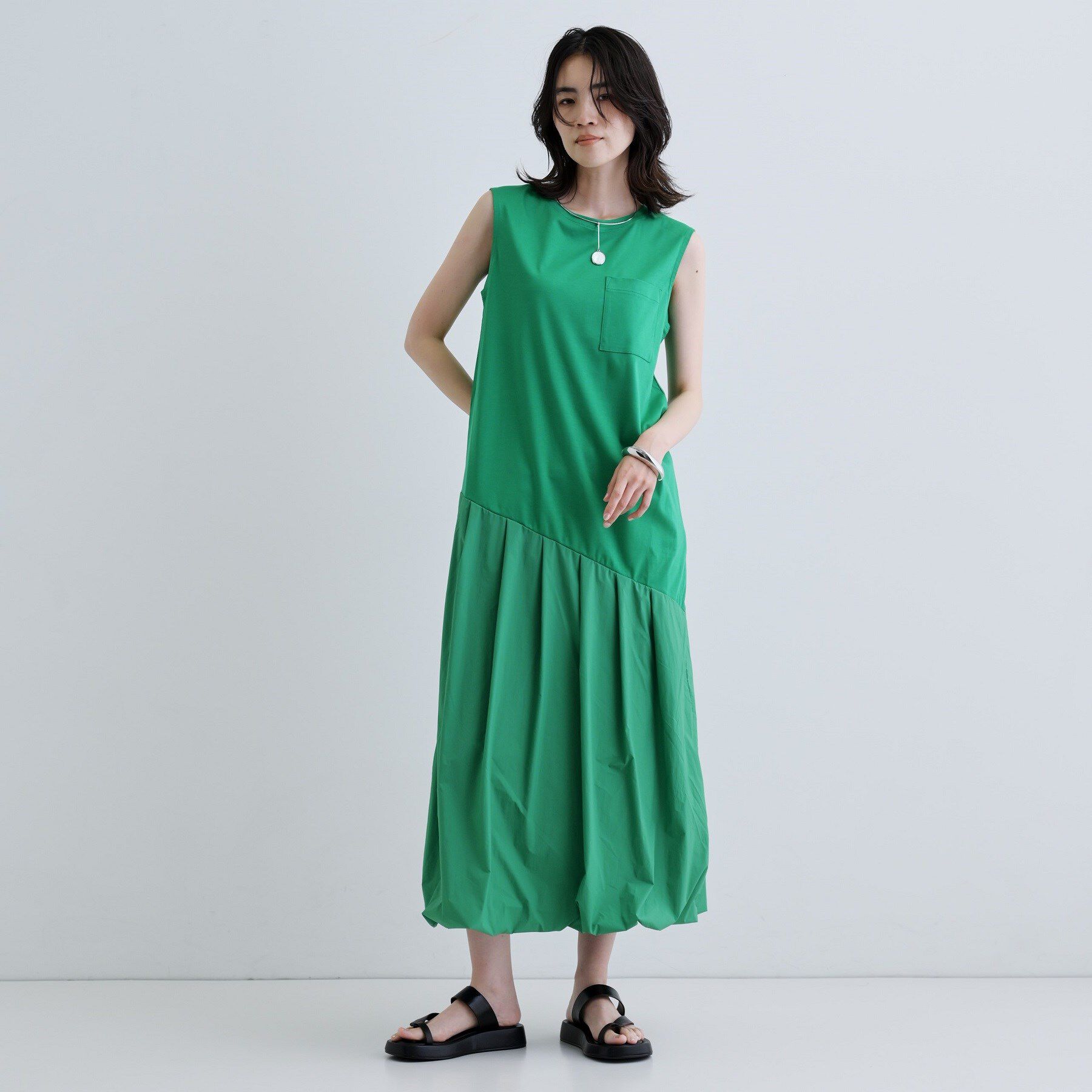 GALLEST「バルーン切替ワンピース」|ワンピース|