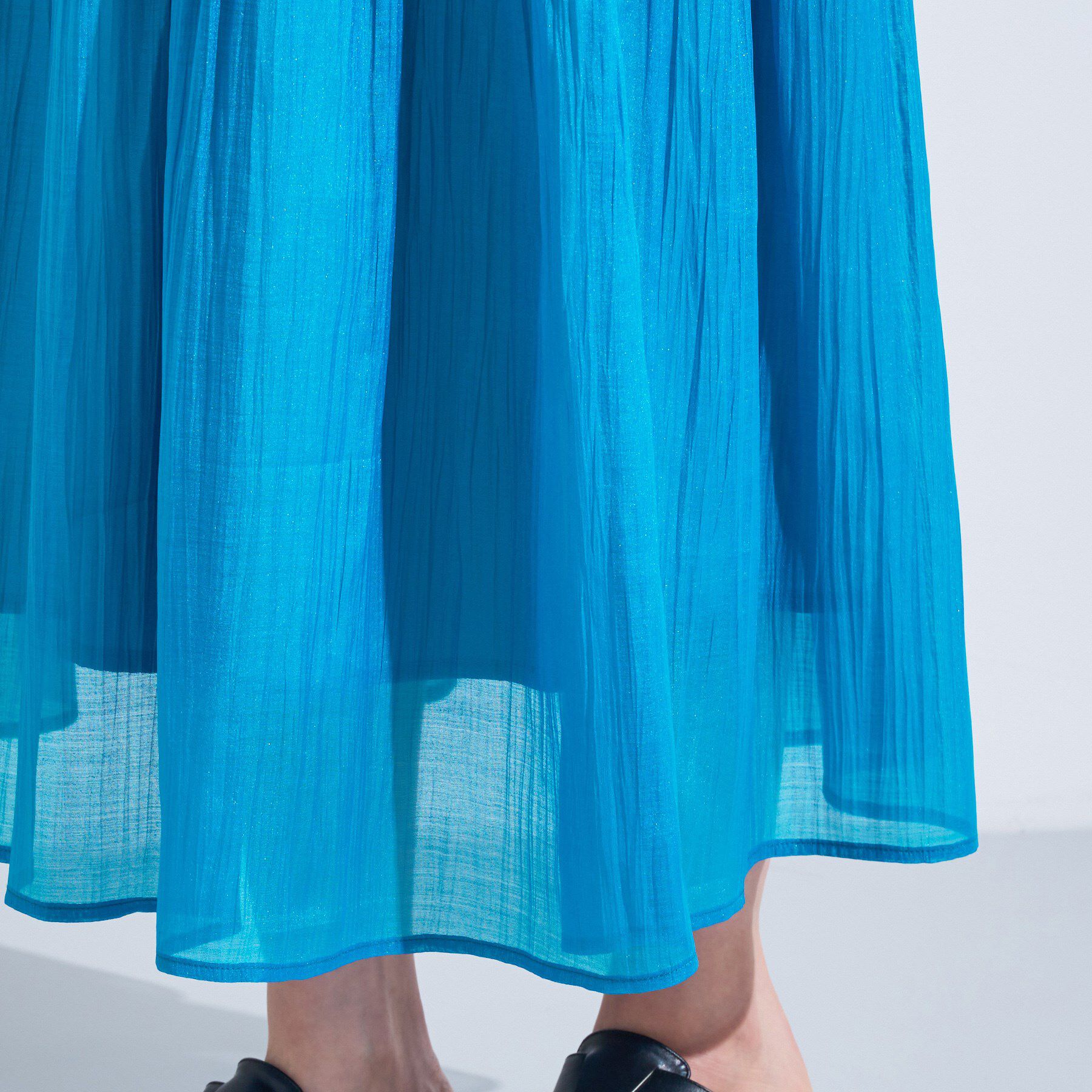 INDIVI「【2点セット／着回し◎】ノースリーブ＆ティアードスカート カセット服」|ワンピース|