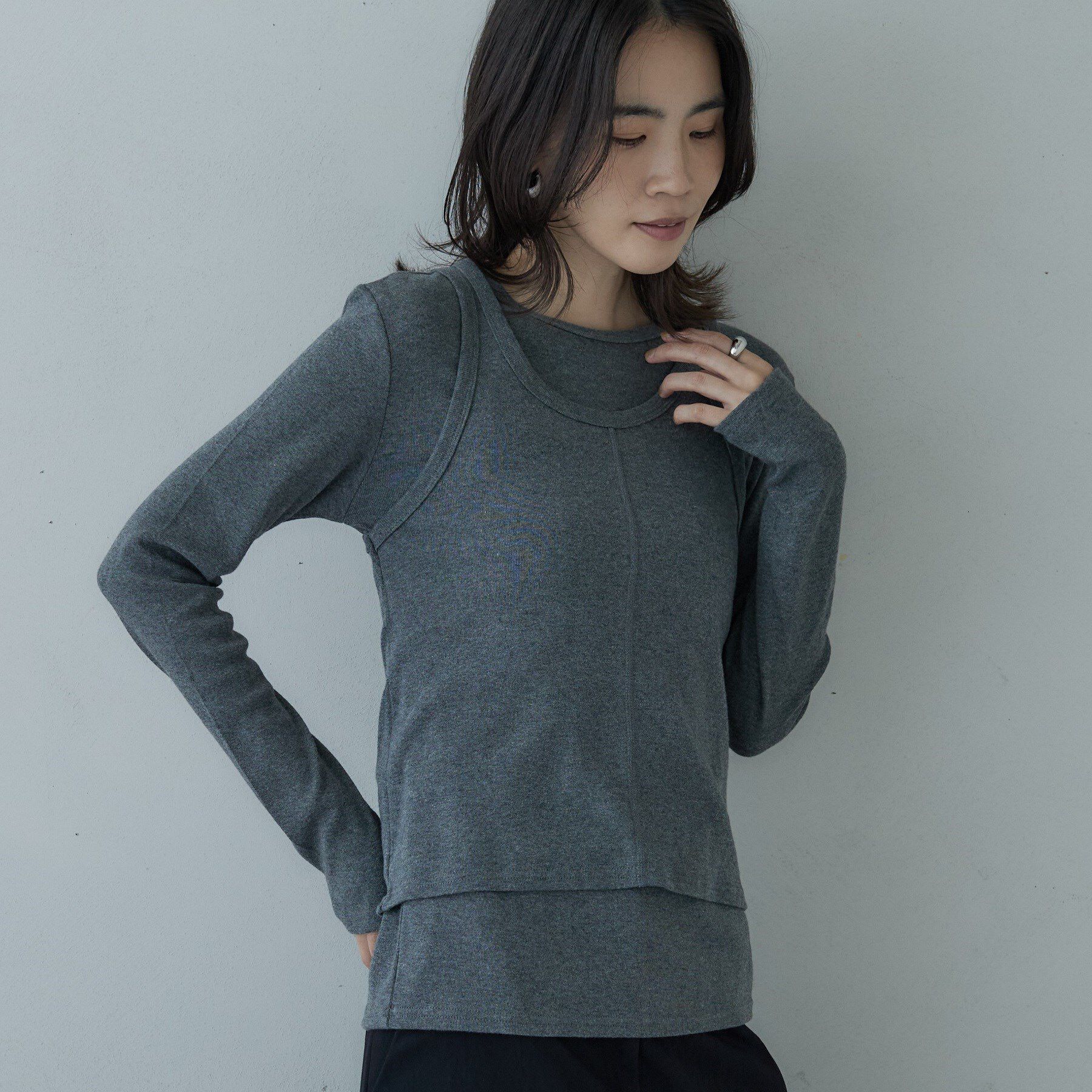 GALLEST「タンクレイヤーフライスカットソー」|Tシャツ・カットソー|