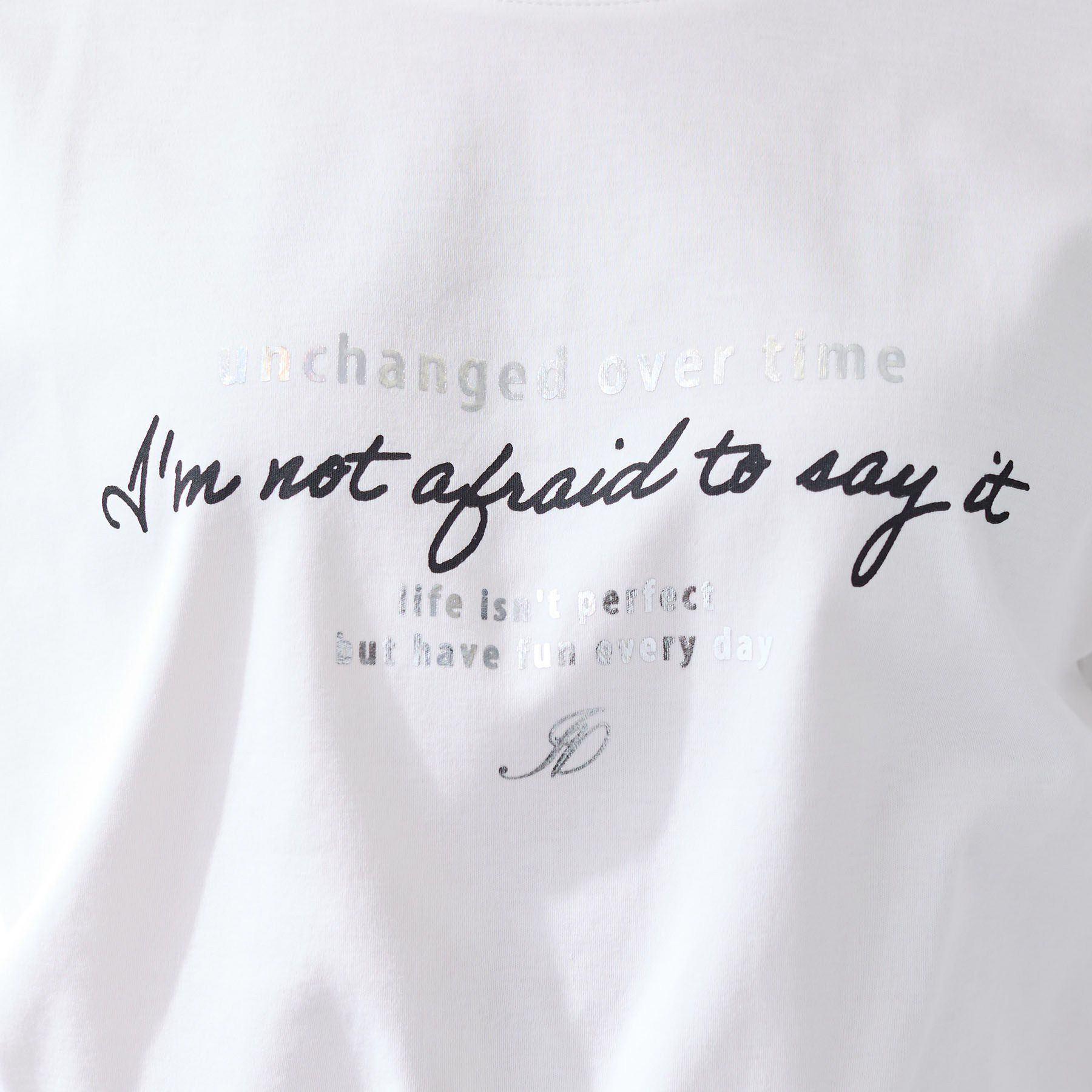 INDIVI「【UVケア／選べるグラフィック】スムースジャージTシャツ」|Tシャツ・カットソー|