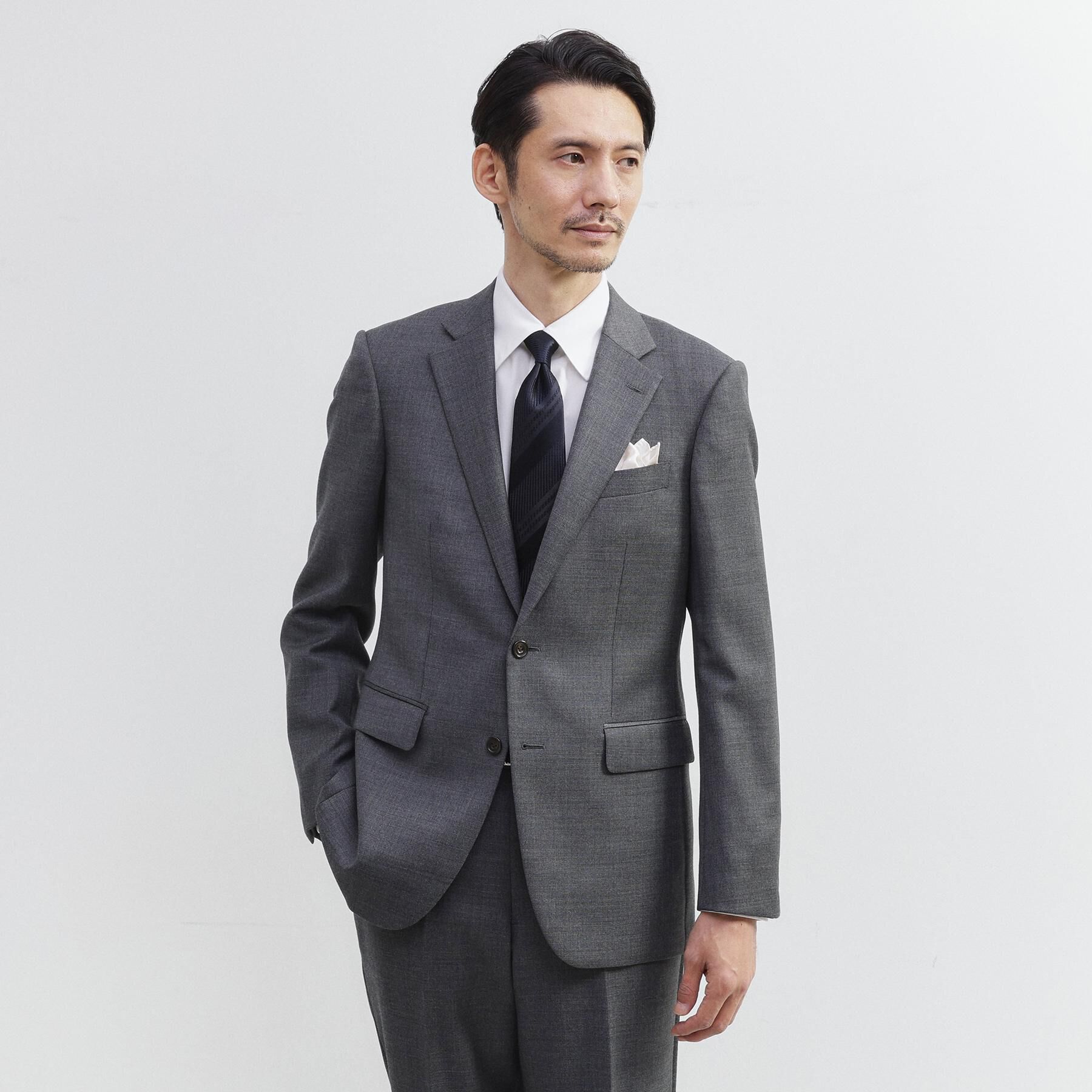 TAKEO KIKUCHI「シャイニーシャークピンヘッド スーツ/3ピース対応可」|スーツ|