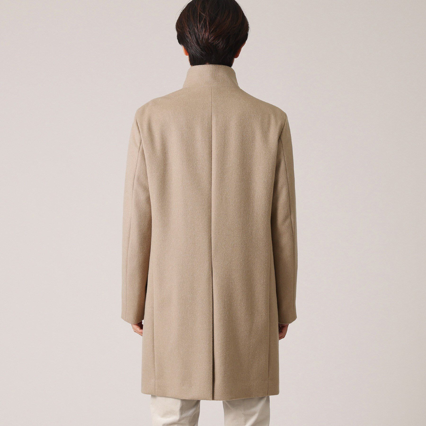TAKEO KIKUCHI「【ウールカシミヤブレンド】ビーバー調 スタンドカラー コート」|その他|