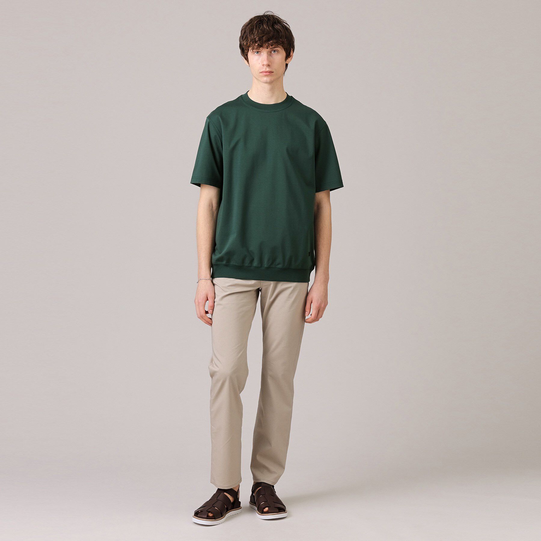 TAKEO KIKUCHI「【抗菌防臭／5サイズ展開】ハイゲージポンチ Tシャツ」|Tシャツ・カットソー|