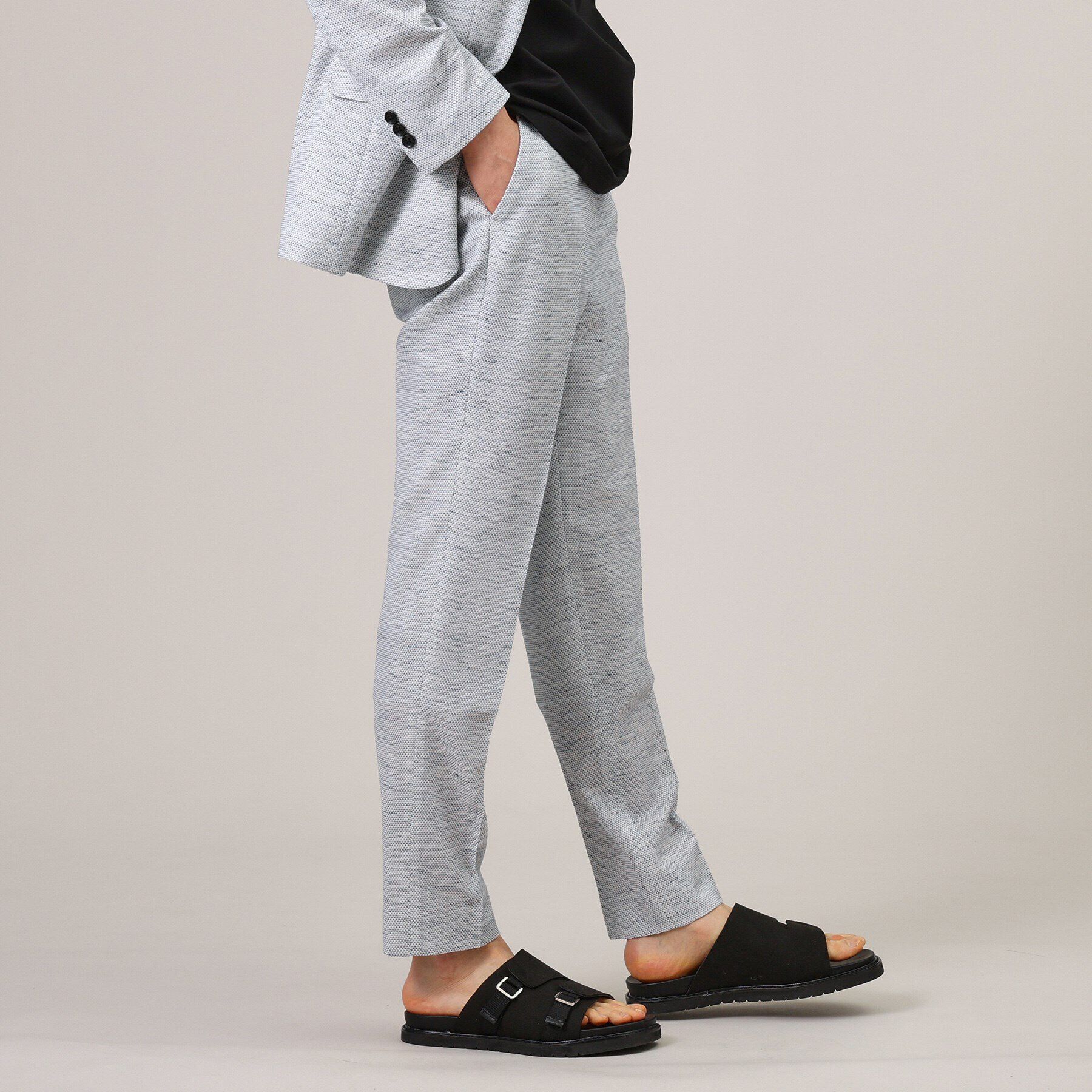 TAKEO KIKUCHI「【尾州織】リネンブレンド メッシュパンツ」|その他|