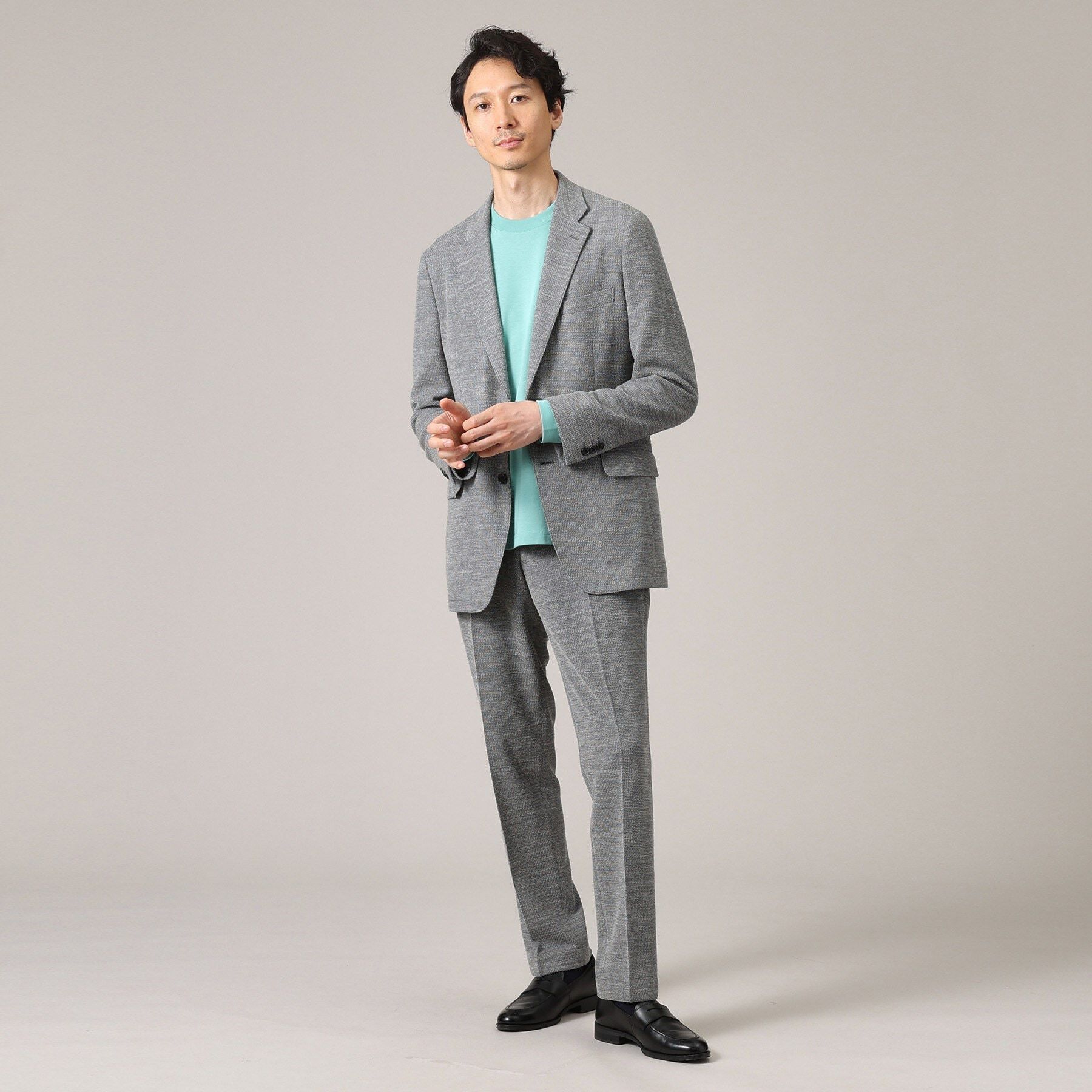 TAKEO KIKUCHI「【尾州織】ラッセルメッシュ パンツ/ セットアップ対応」|その他|