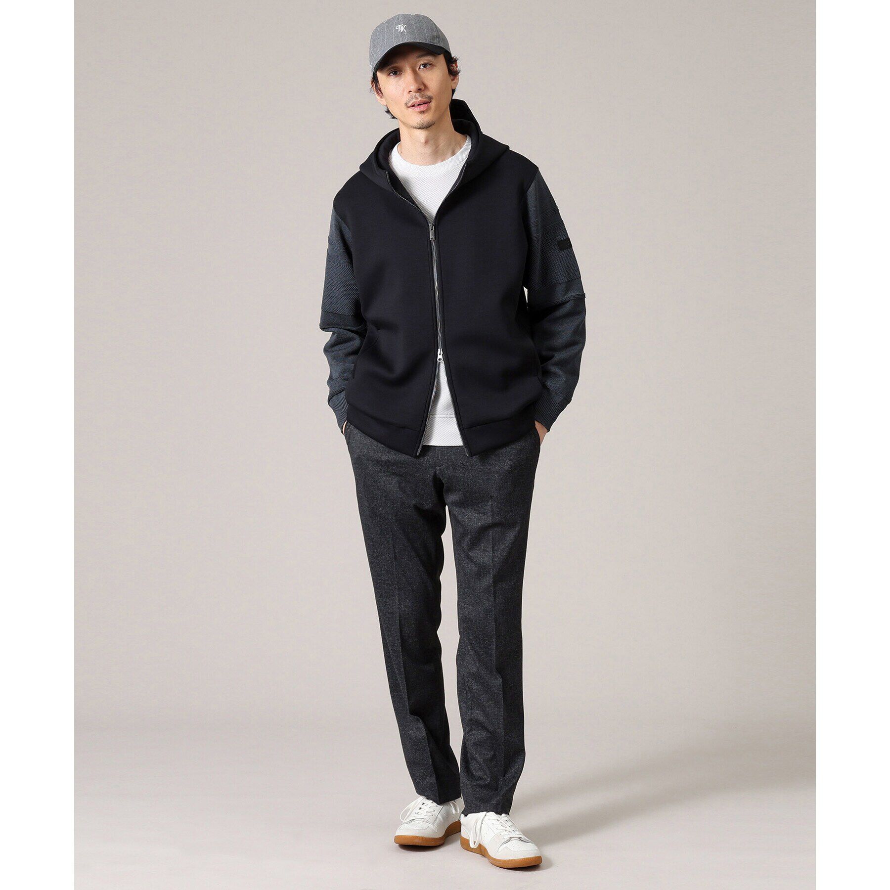 TAKEO KIKUCHI「【ONOFF対応】TRダブルニット ストレッチパンツ」|その他|