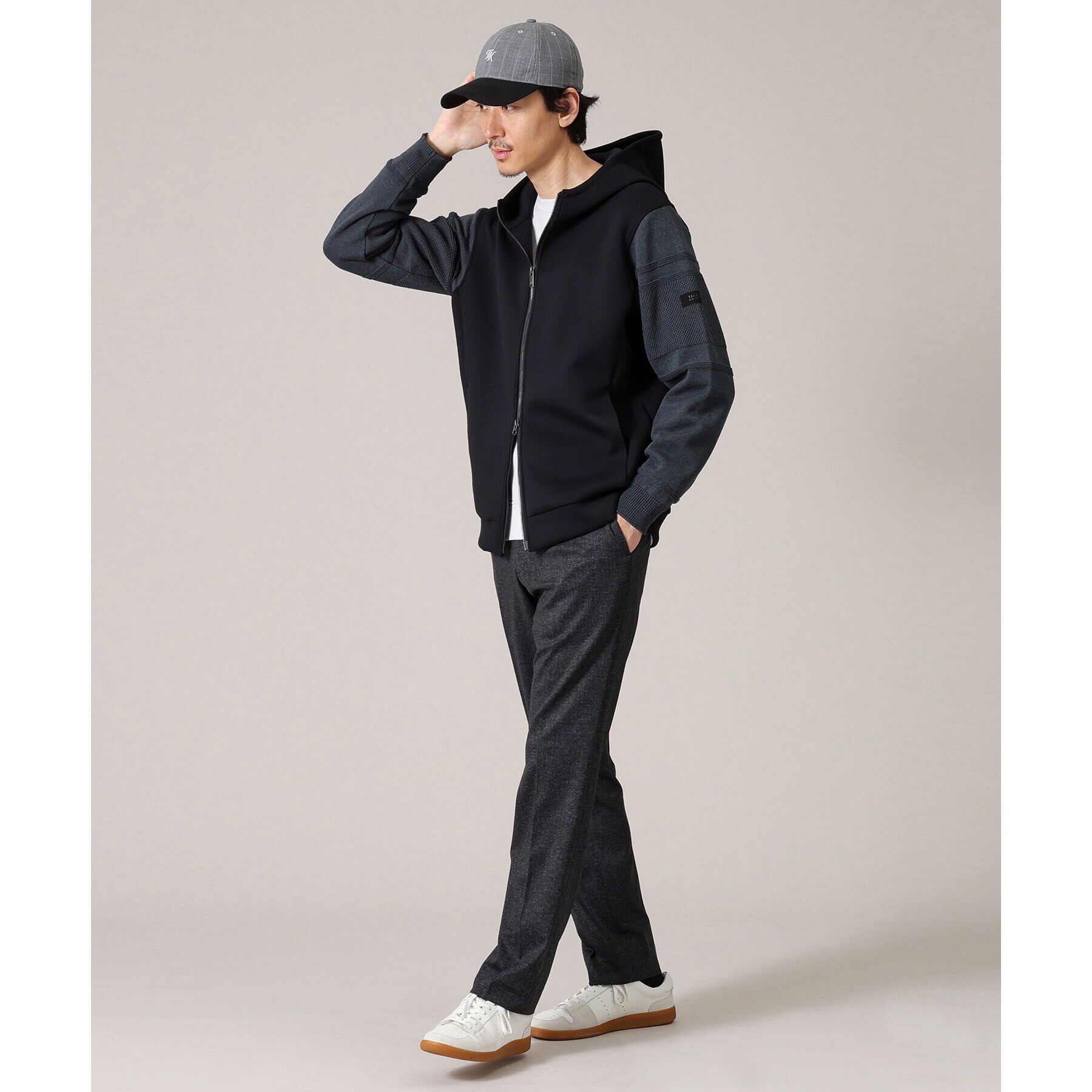 TAKEO KIKUCHI「【ONOFF対応】TRダブルニット ストレッチパンツ」|その他|