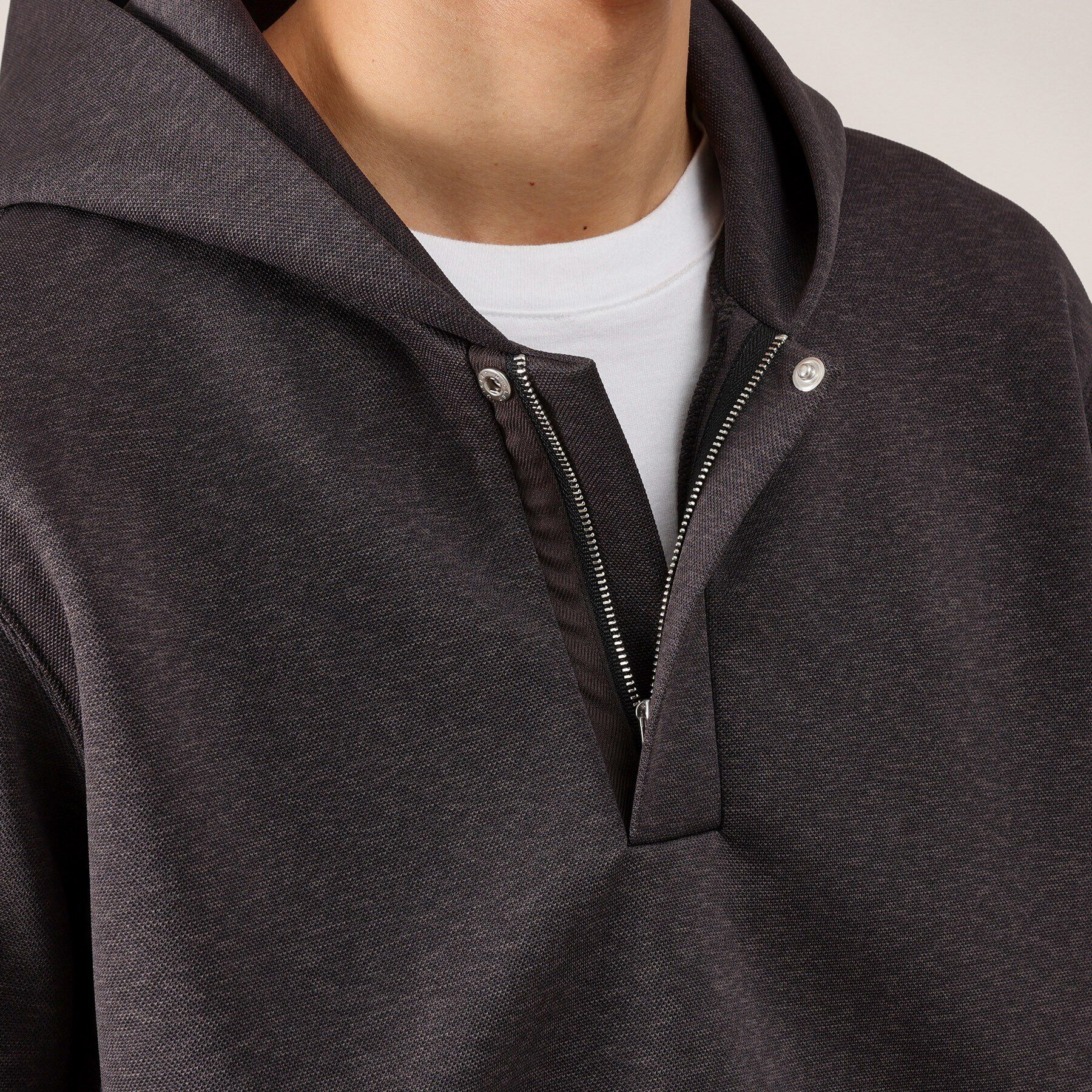 TAKEO KIKUCHI「ハニカムダンボール ハーフジップ フーディ」|パーカー|