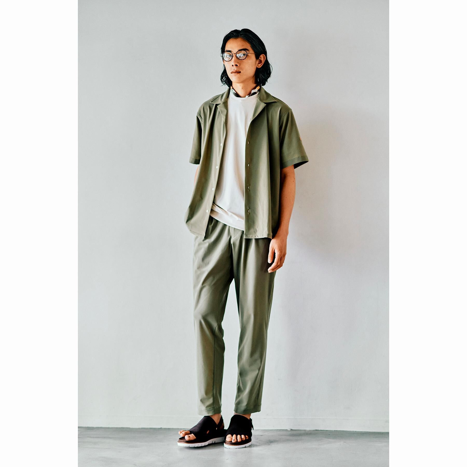 TAKEO KIKUCHI「【COOL CITY WEAR】テーラードTシャツ /接触冷感」|Tシャツ・カットソー|