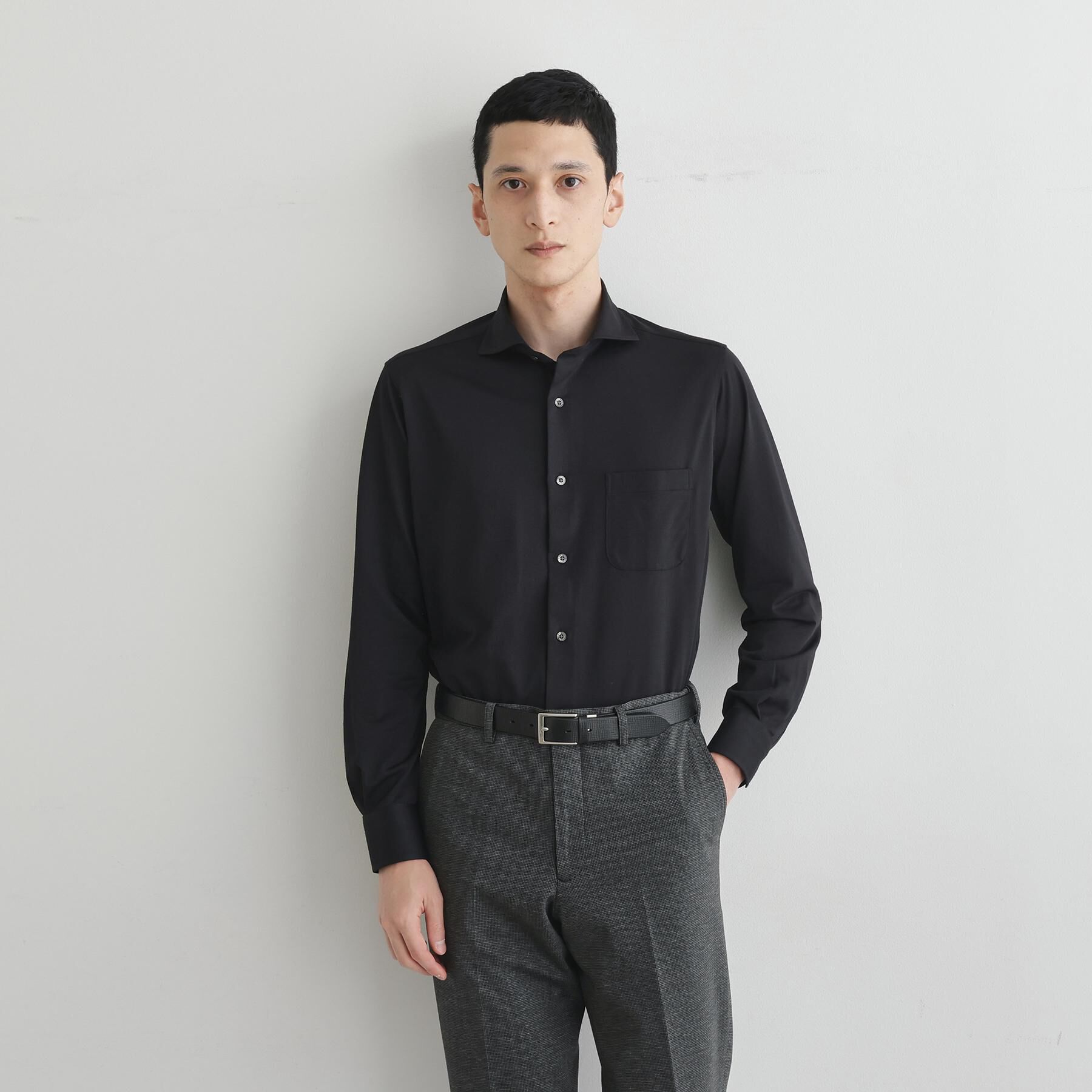 TAKEO KIKUCHI「クールマックス コンパクトジャージ シャツ」|シャツ・ブラウス|