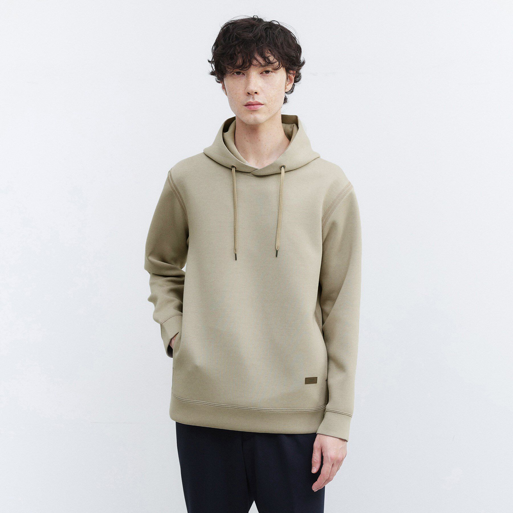 TAKEO KIKUCHI「エアダン プルオーバー パーカー」|パーカー|ベージュ(052)