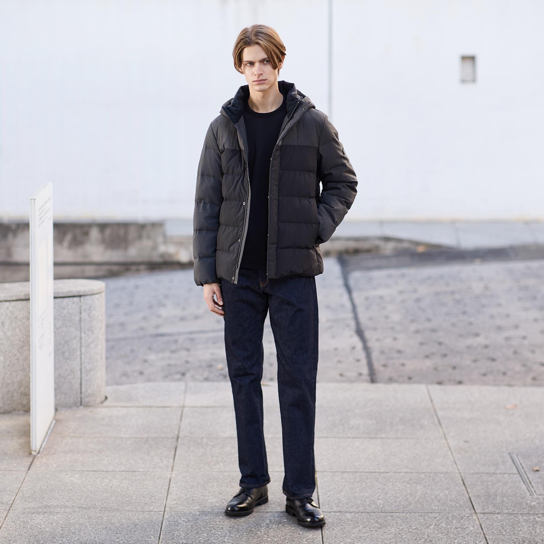 TAKEO KIKUCHI「カラーコンビ ダウンブルゾン」|ダウン|