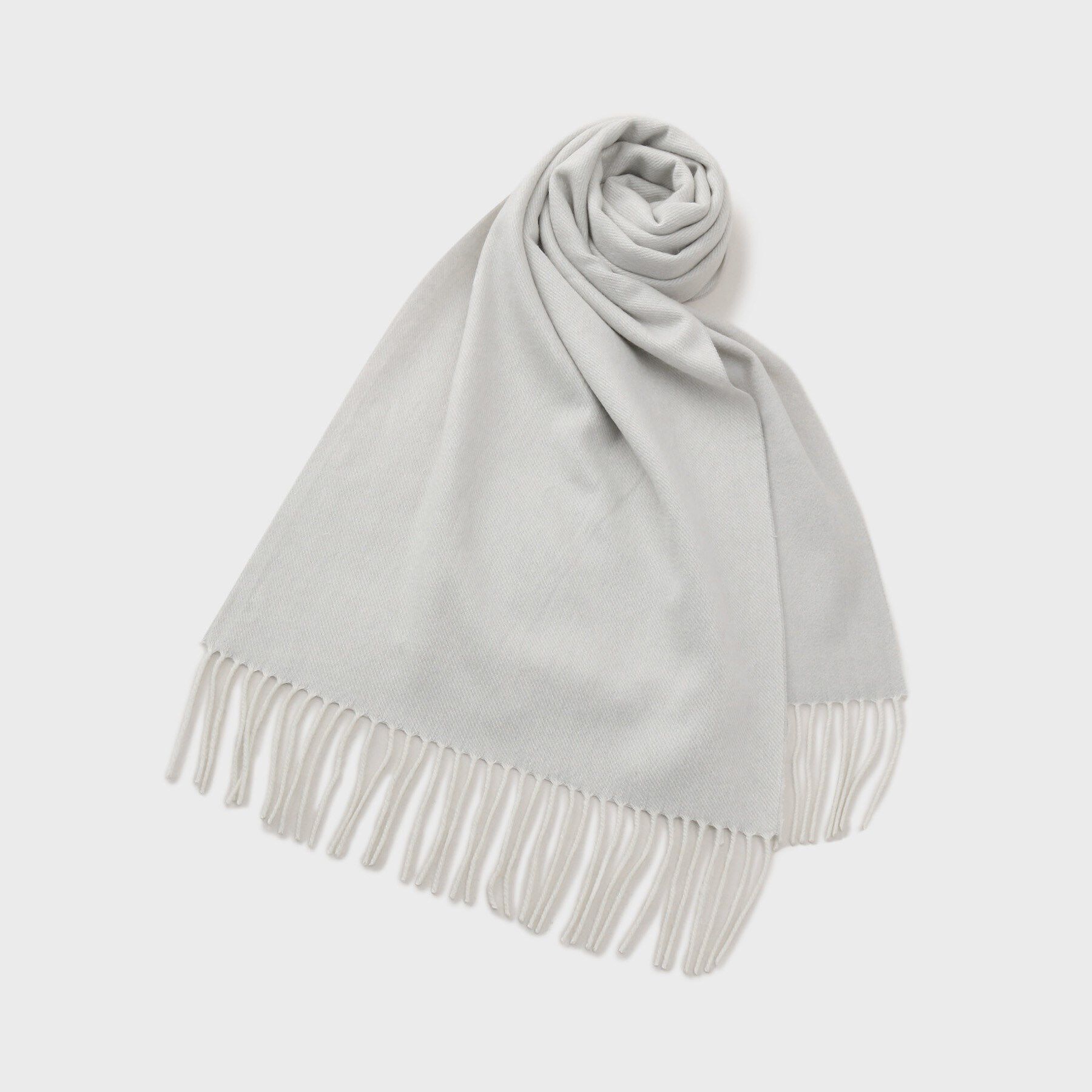 TAKEO KIKUCHI「【洗えるベビーカシミヤ】 ベビーカシミヤ無地マフラー」|ストール|オフホワイト(503