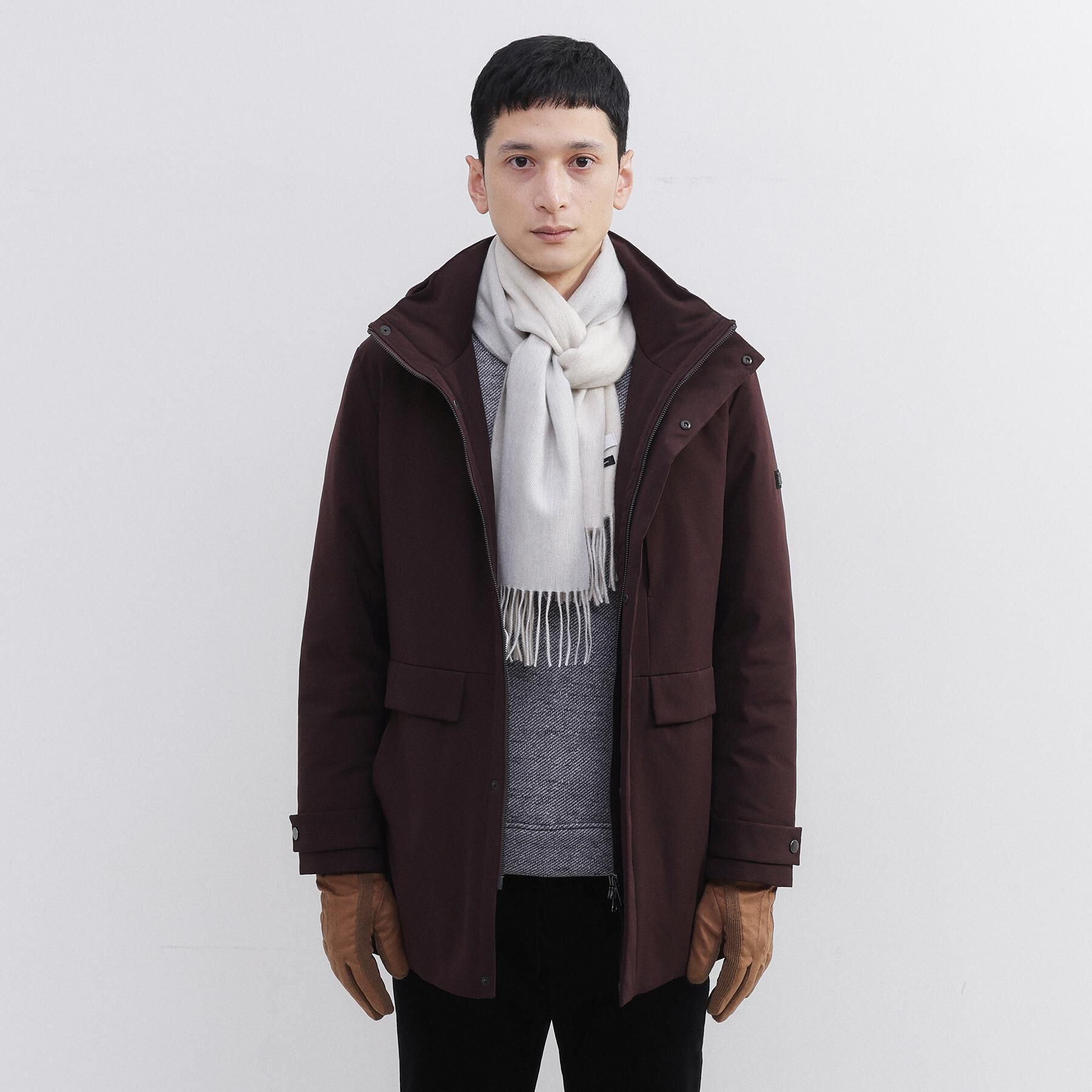 TAKEO KIKUCHI「【洗えるカシミヤ】ピュアカシミヤ 4面パネルマフラー」|ストール|