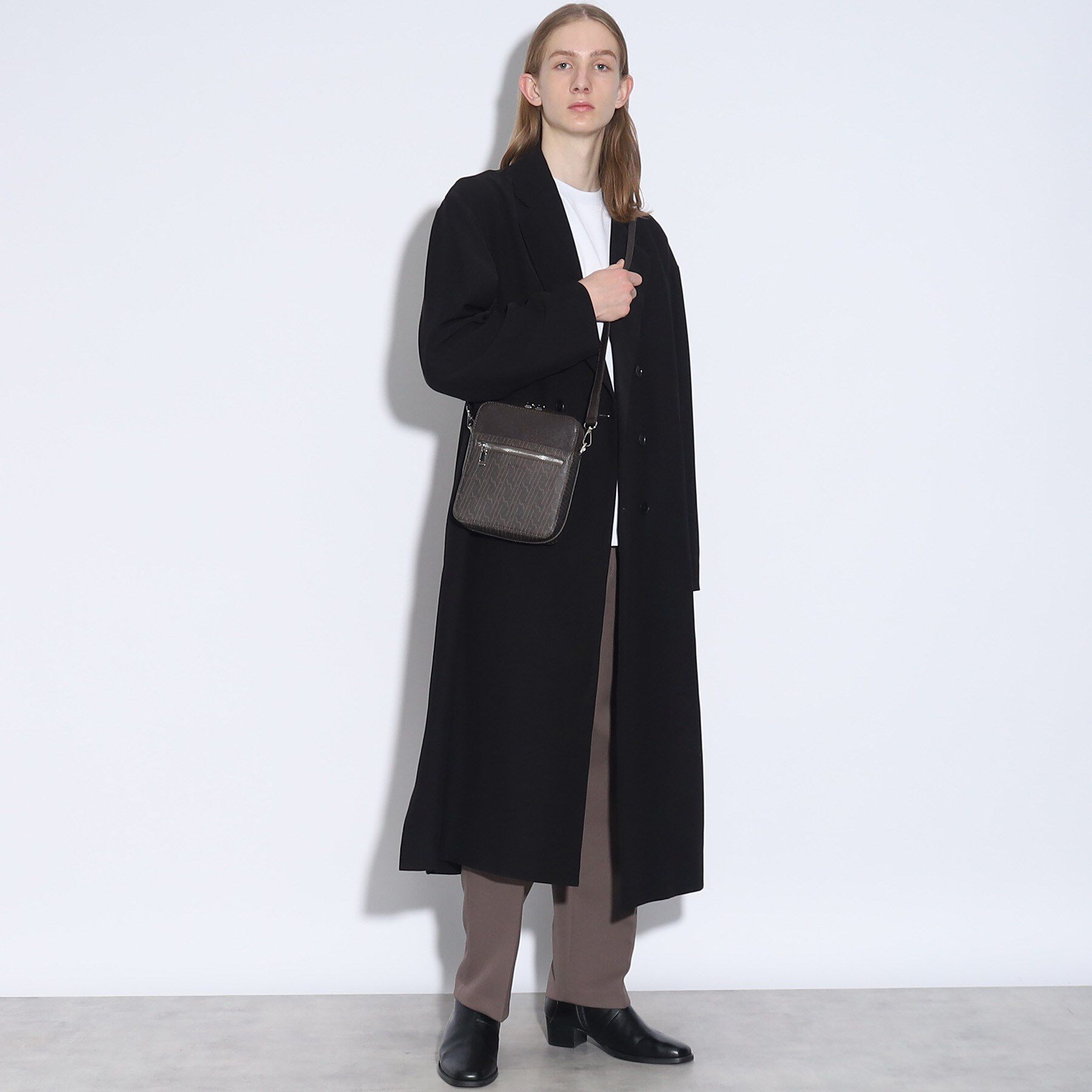 tk.TAKEO KIKUCHI「バイカラースクエアボックスショルダーバッグ」|ショルダー・メッセンジャー|