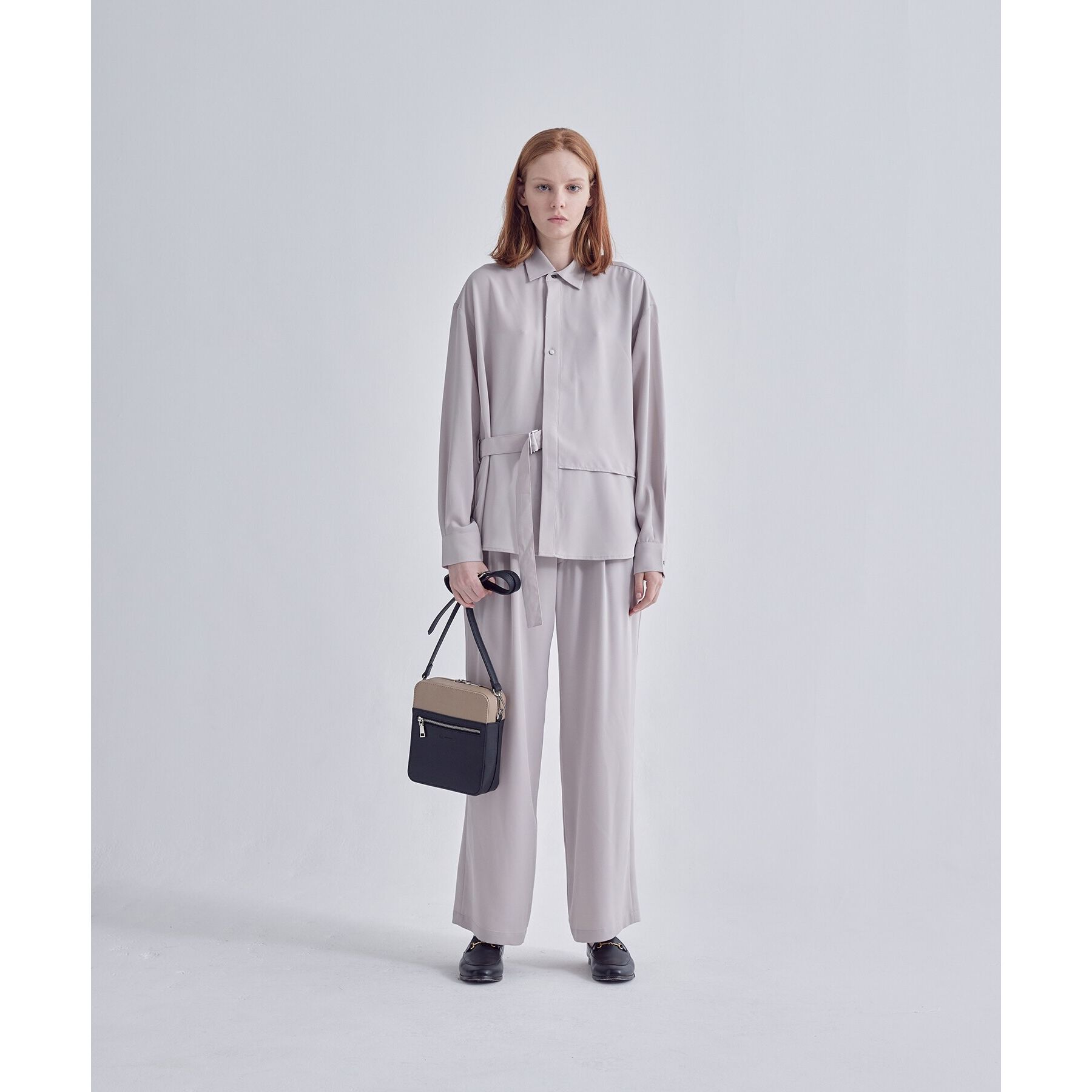 tk.TAKEO KIKUCHI「バイカラースクエアボックスショルダーバッグ」|ショルダー・メッセンジャー|