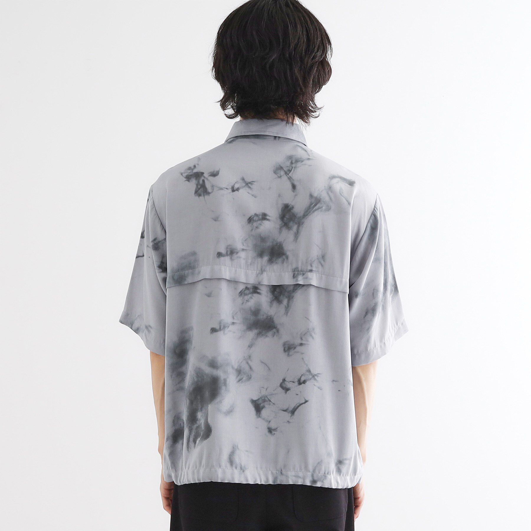 tk.TAKEO KIKUCHI「ブラープリントシャンブレーシャツアウター」|シャツ・ブラウス|