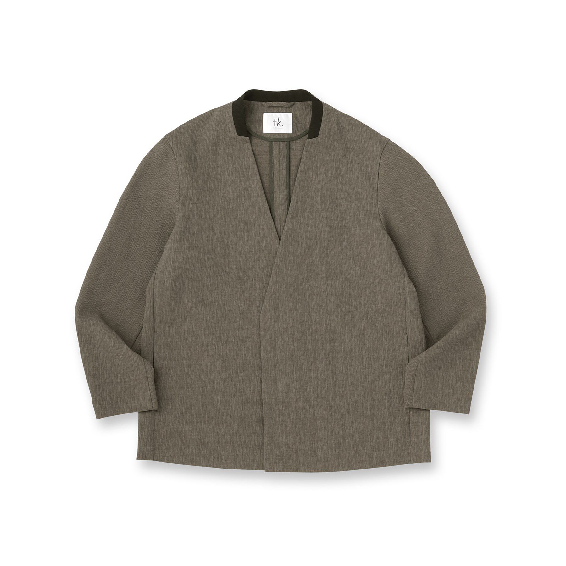 tk.TAKEO KIKUCHI「【セットアップ対応】テッククレープノーカラージャケット」|テーラードジャケット|
