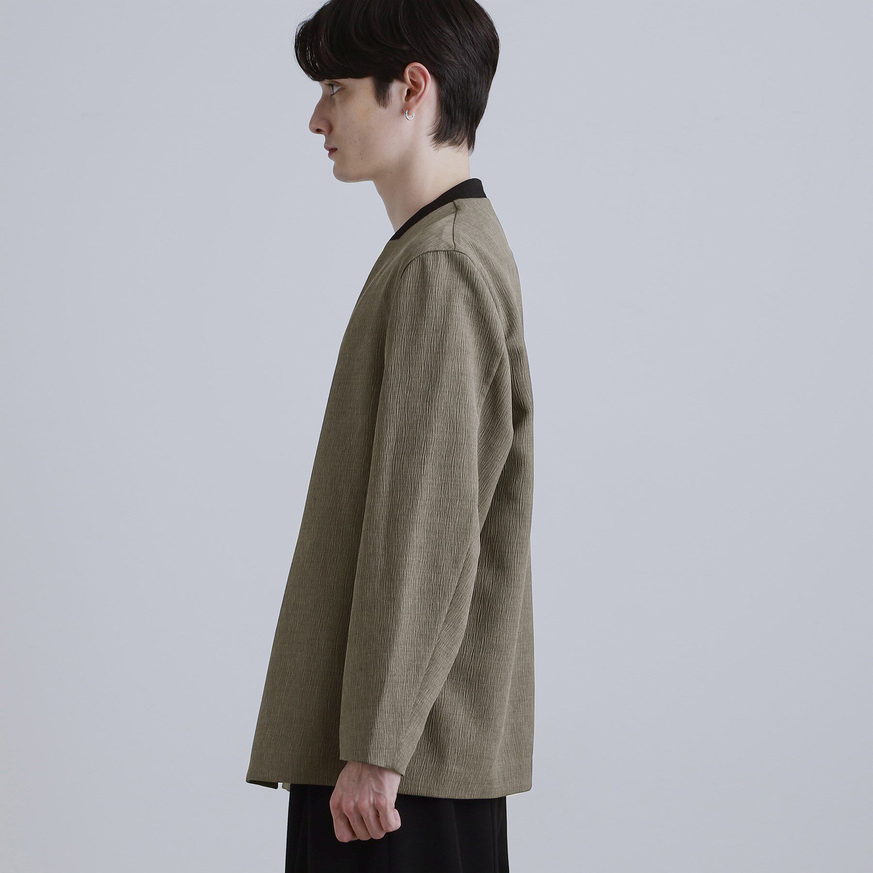 tk.TAKEO KIKUCHI「【セットアップ対応】テッククレープノーカラージャケット」|テーラードジャケット|