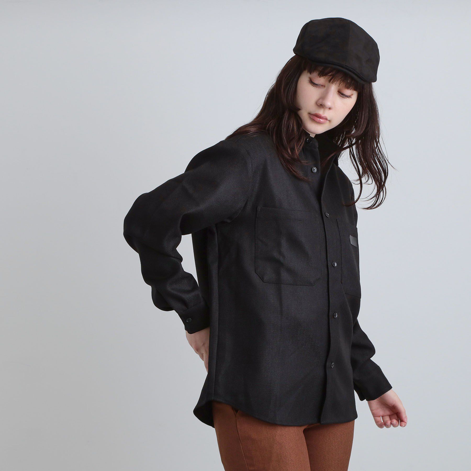 tk.TAKEO KIKUCHI「ヘリンボーンワーカーシャツ」|シャツ・ブラウス|