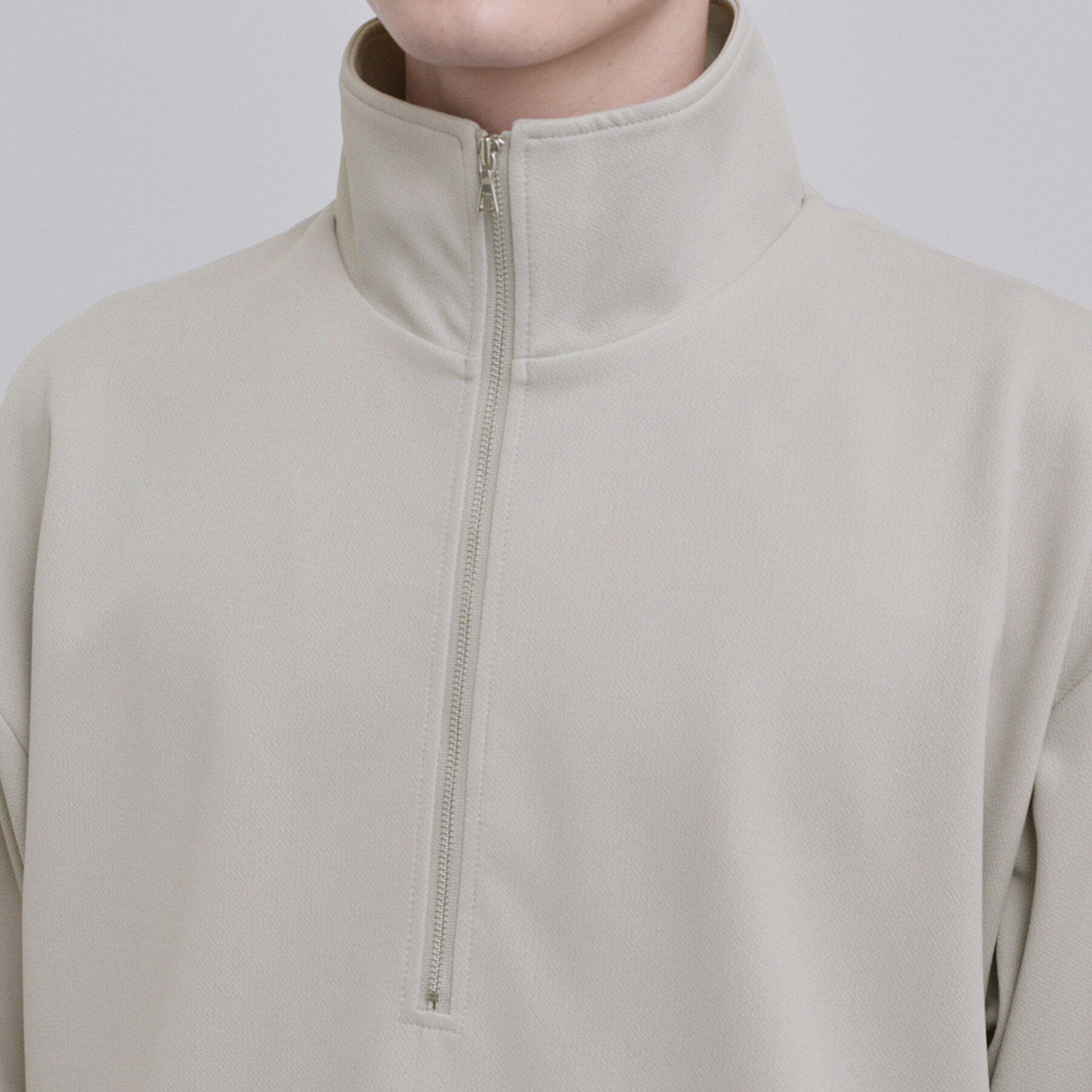 tk.TAKEO KIKUCHI「ジョーゼットハーフジップ」|Tシャツ・カットソー|