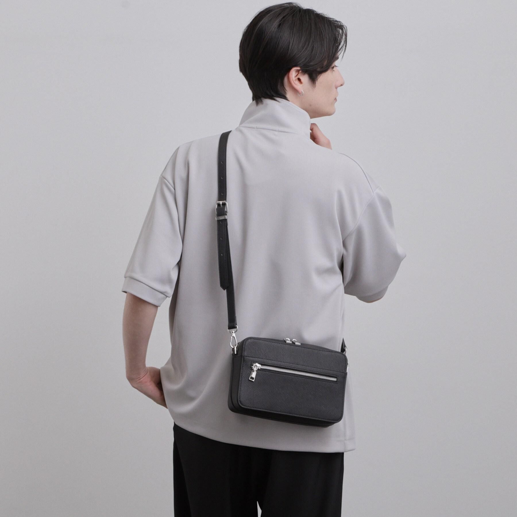 tk.TAKEO KIKUCHI「バイカラーワイドショルダーバッグ」|ショルダー・メッセンジャー|