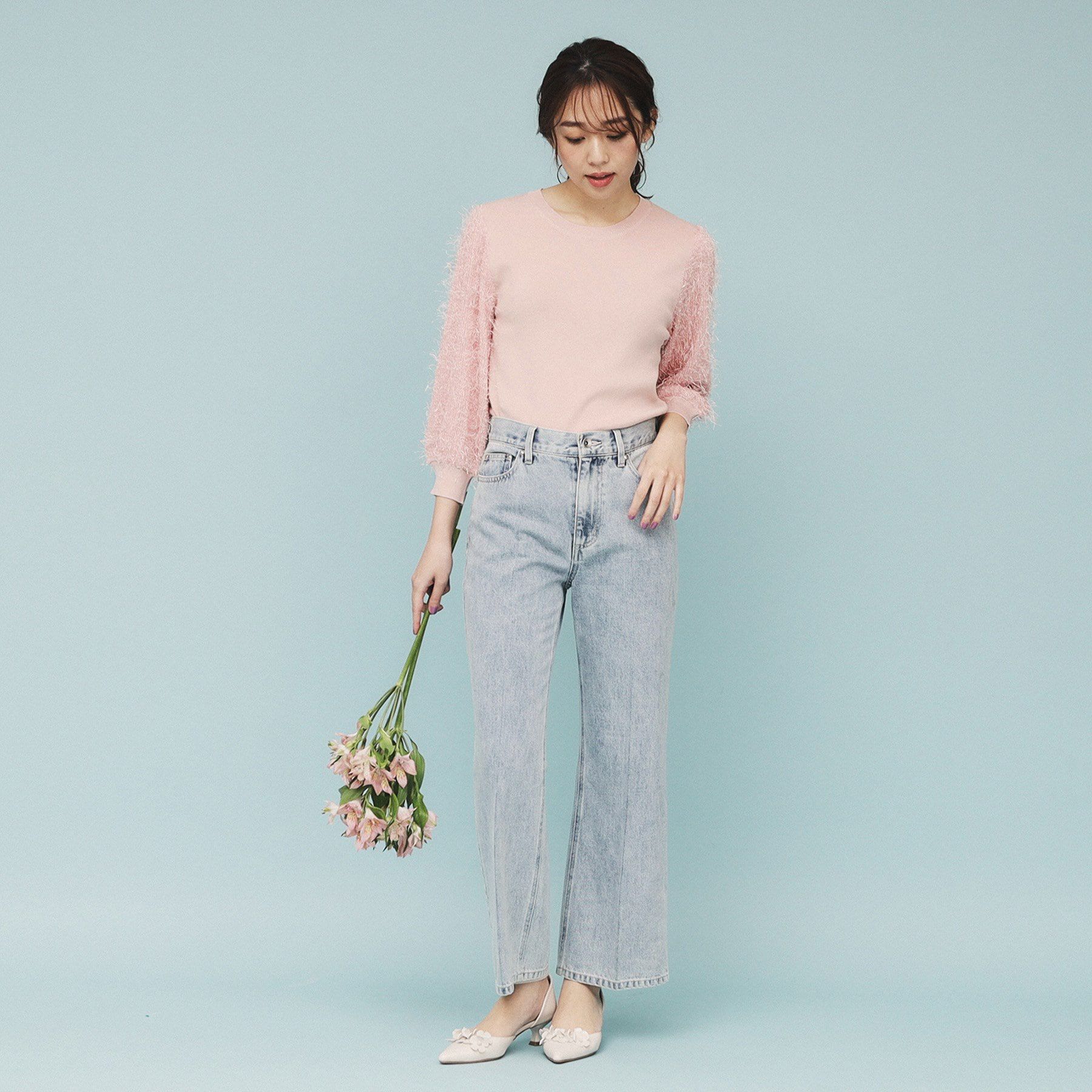 index「ドッキングシャギーニット【洗濯機洗い可】」|ニット・セーター|