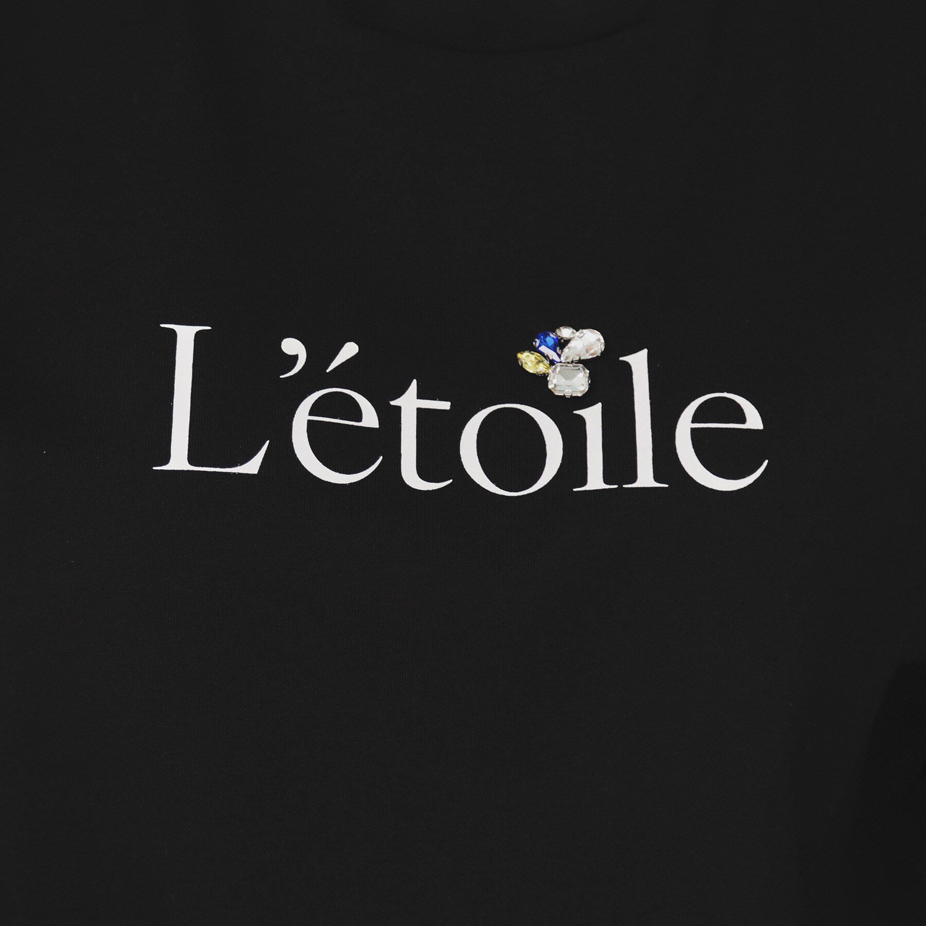 index「《美人百花掲載》ビジュー付きロゴTシャツ【接触冷感/UVケア/吸水速乾/汗ジミ防止/洗濯機洗い可】」|Tシャツ・カットソー|