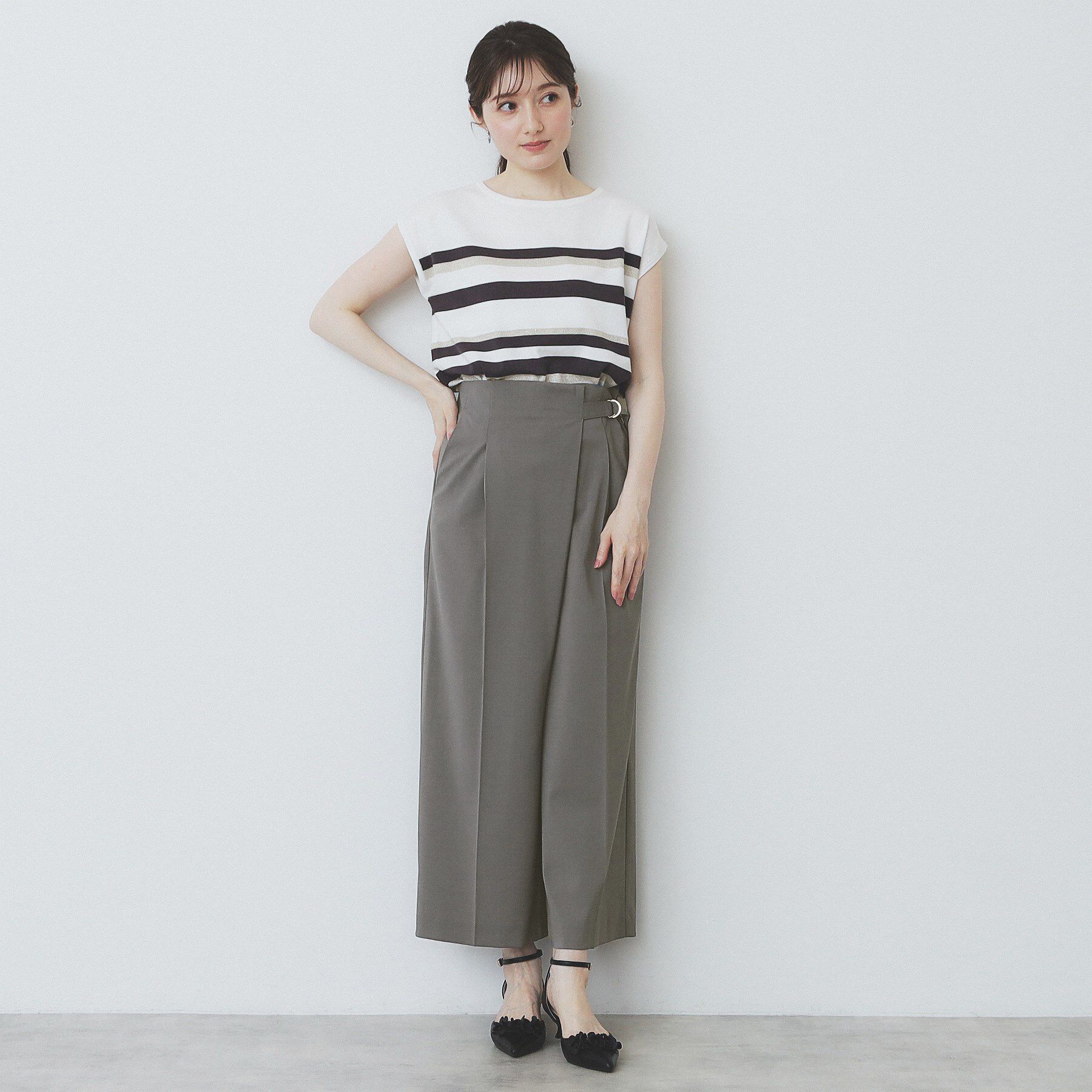 index「ラップストレートパンツ【接触冷感/抗ピル/洗濯機洗い可/イージーアイロン】」|その他|