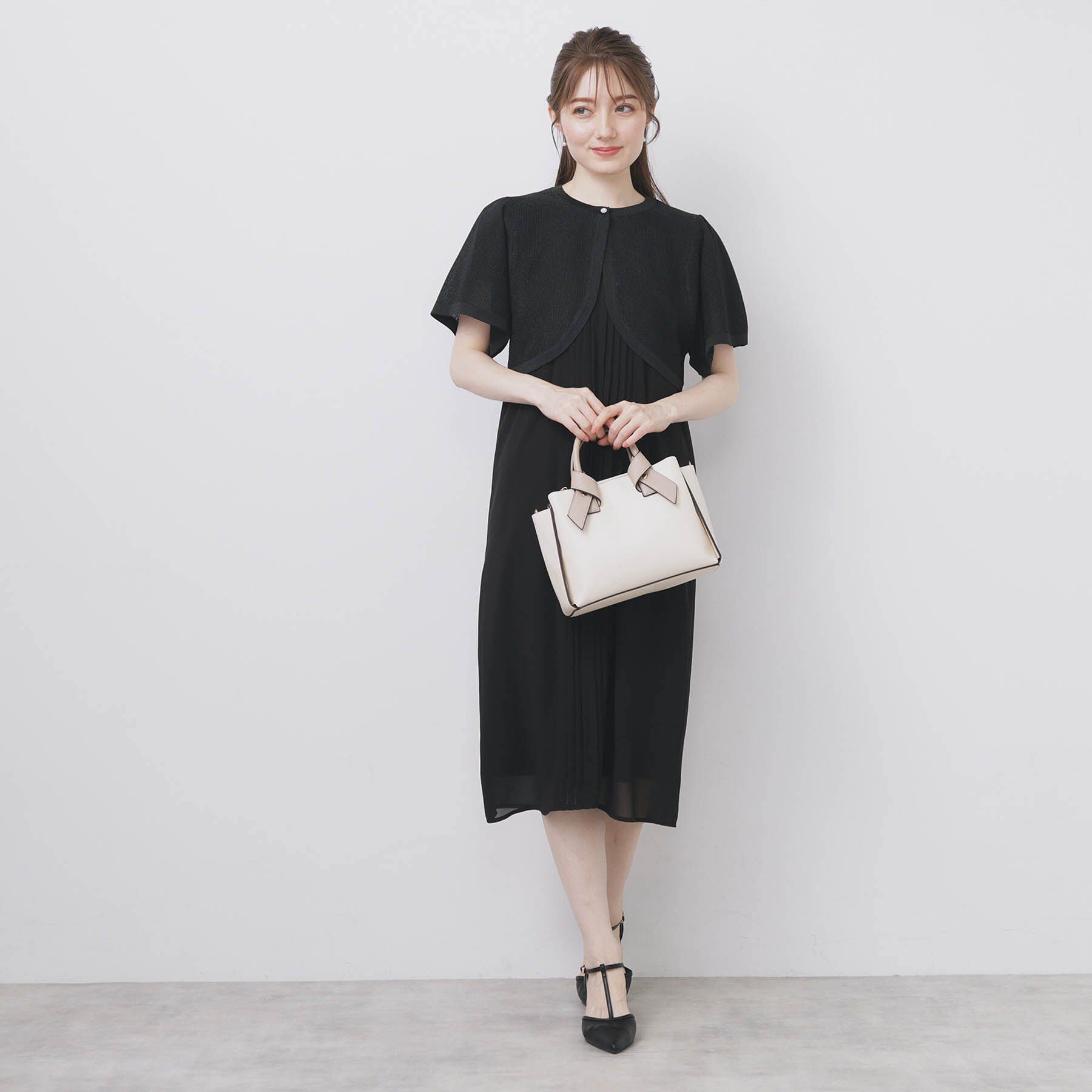 index「ビジュー釦ラメボレロカーディガン【洗濯機OK/抗ピル】」|カーディガン|