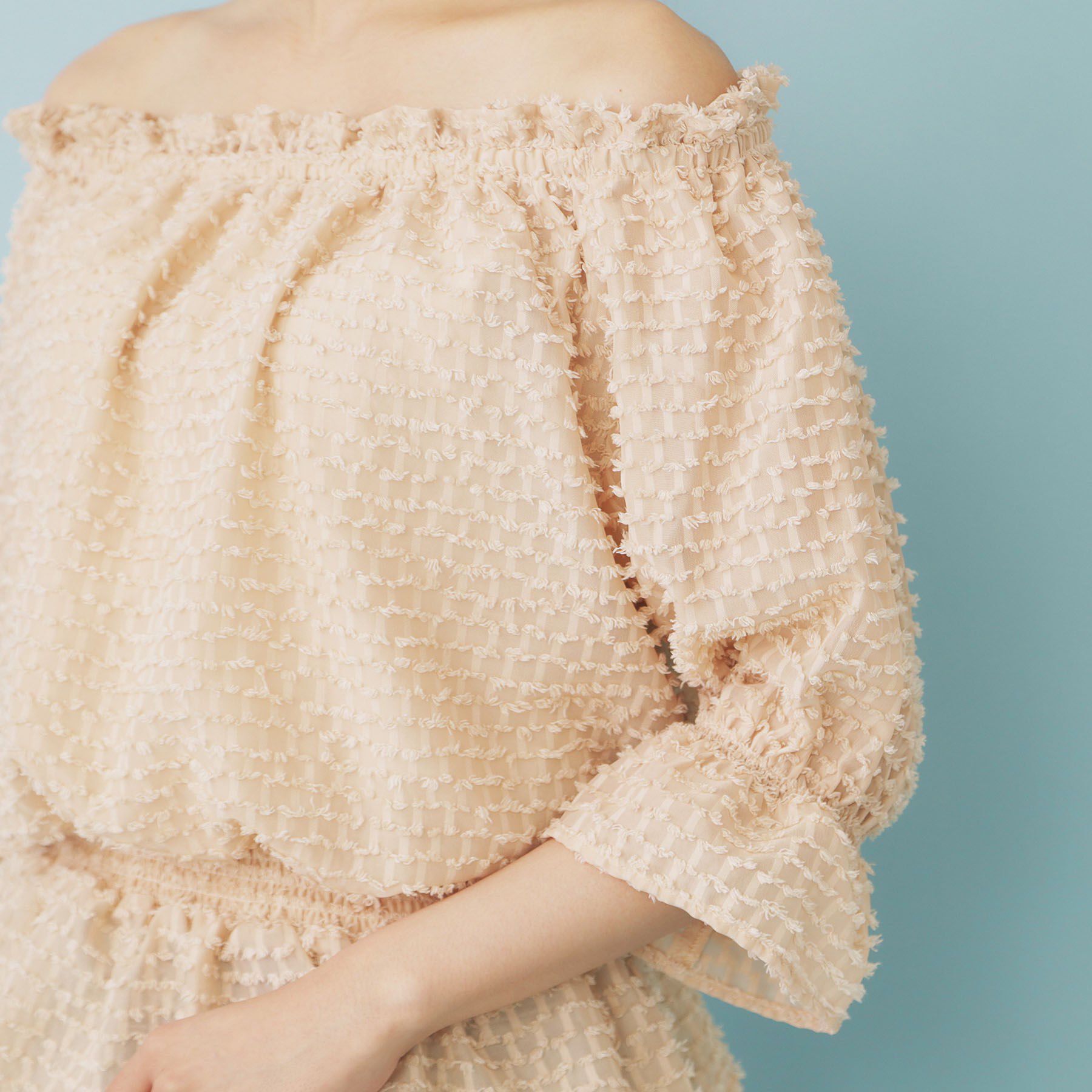 index「2WAY カットジャカードブラウス【洗濯機洗い可/防シワ】」|シャツ・ブラウス|