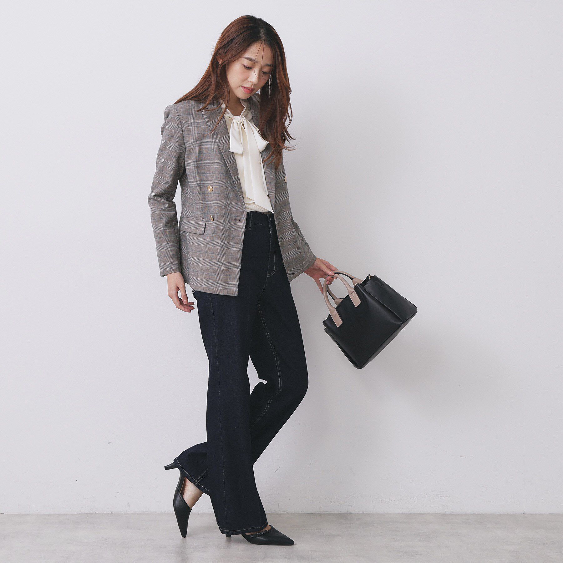 index「《Oggi掲載》ダブルブレストテーラードジャケット/セットアップ対応可【洗える】」|テーラードジャケット|