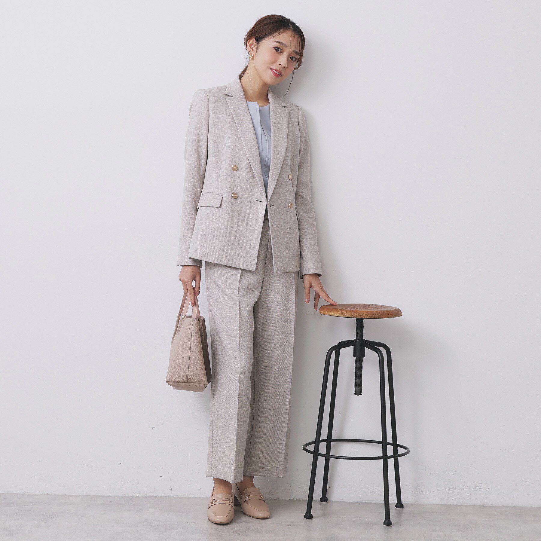 index「ワイドストレートパンツ/セットアップ対応可【洗濯機OK/イージーアイロン】」|その他|